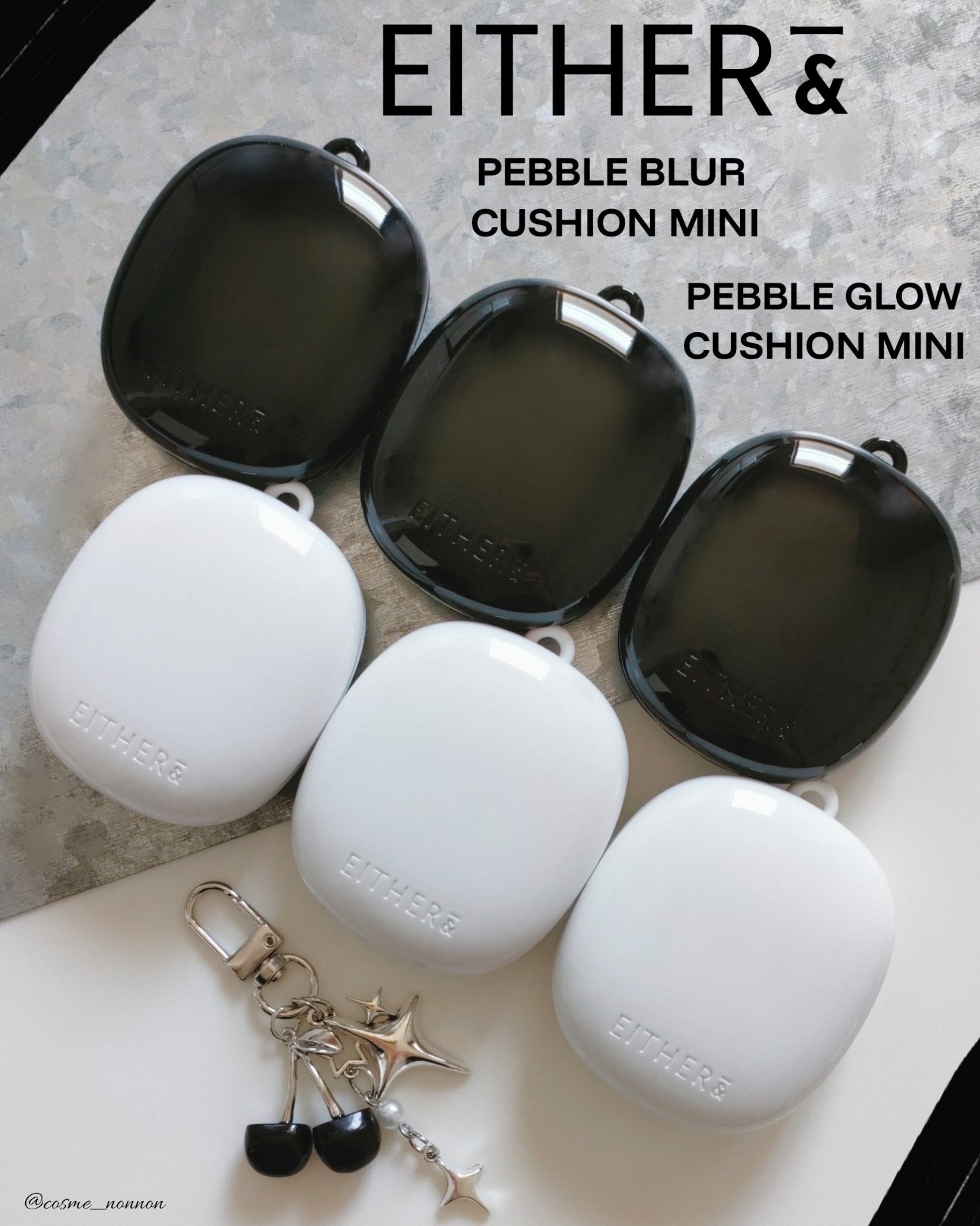 Pebble Blur Cushion (mini)/EITHER＆/クッションファンデーションを使ったクチコミ（1枚目）
