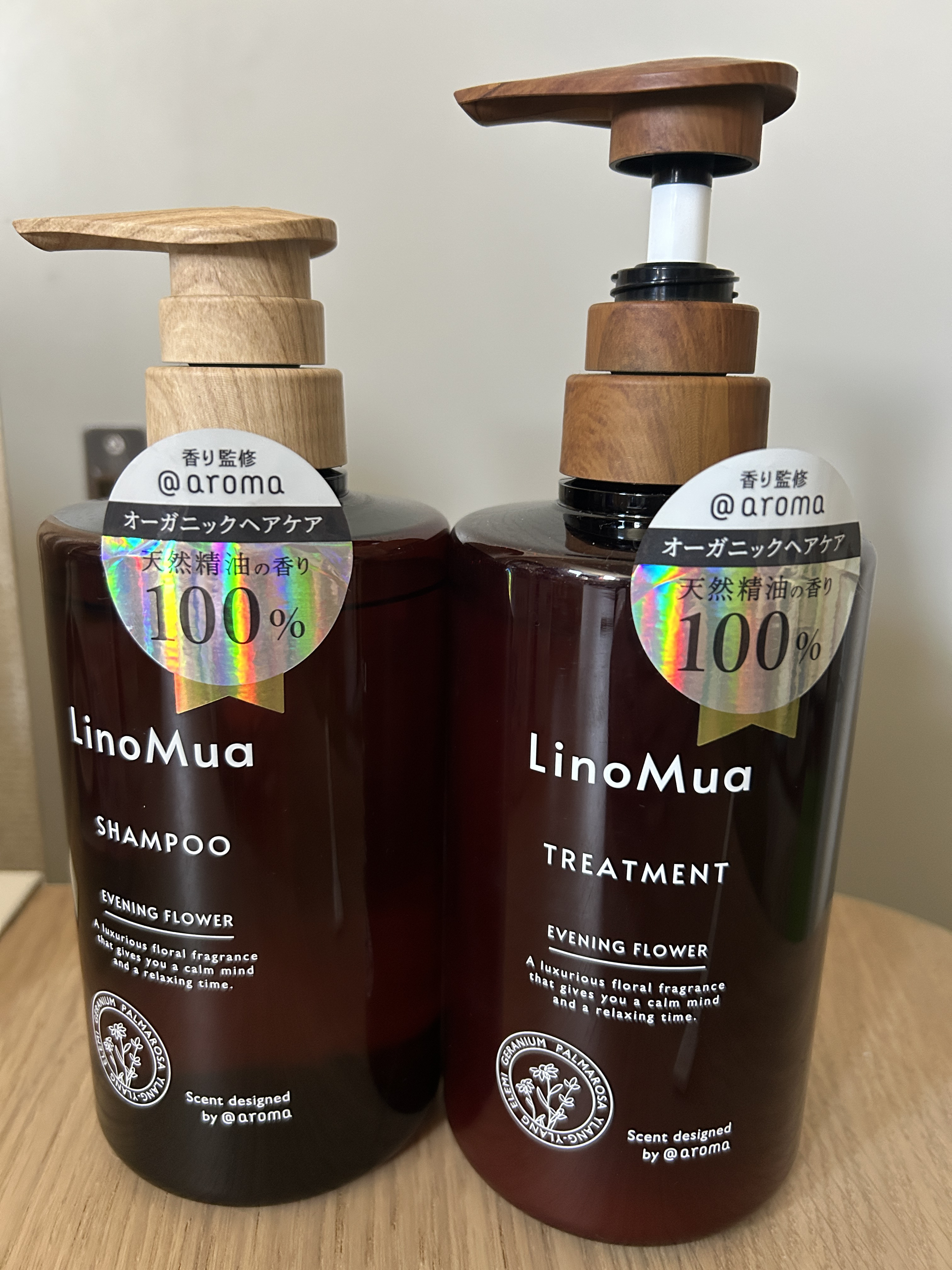 オーガニックシャンプー/トリートメント イブニングフラワーの香り/LinoMua/市販シャンプーを使ったクチコミ（1枚目）