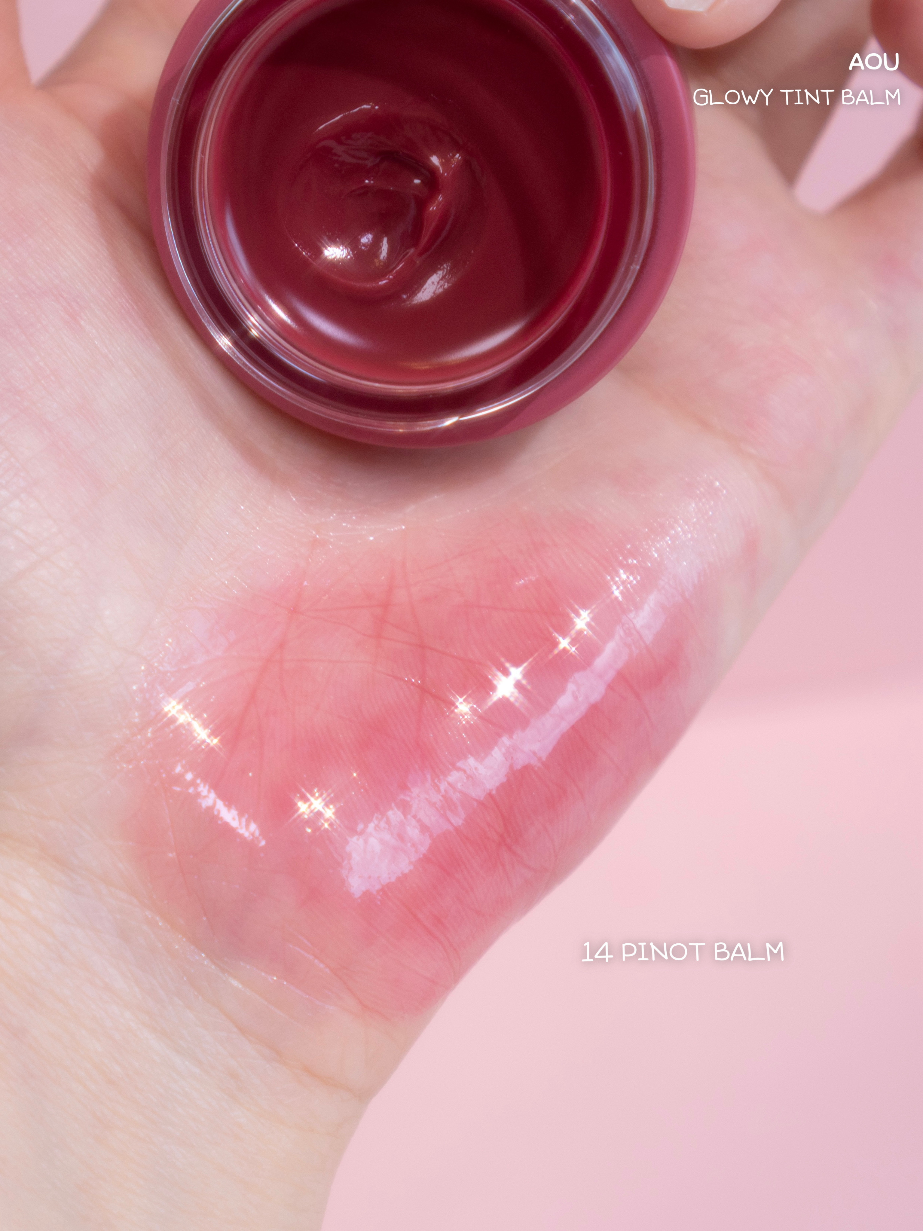 GLOWY TINT BALM/AOU/リップグロスを使ったクチコミ（3枚目）