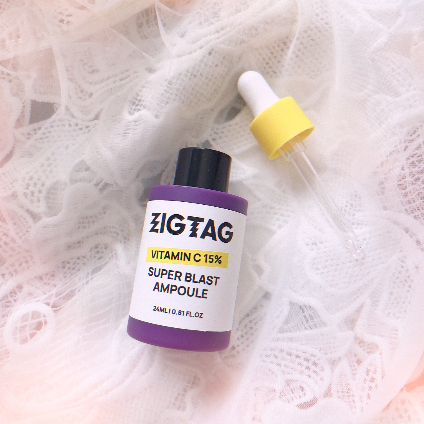 ビタミンC15%スーパーブラストアンプル/ZIGTAG/美容液を使ったクチコミ（2枚目）