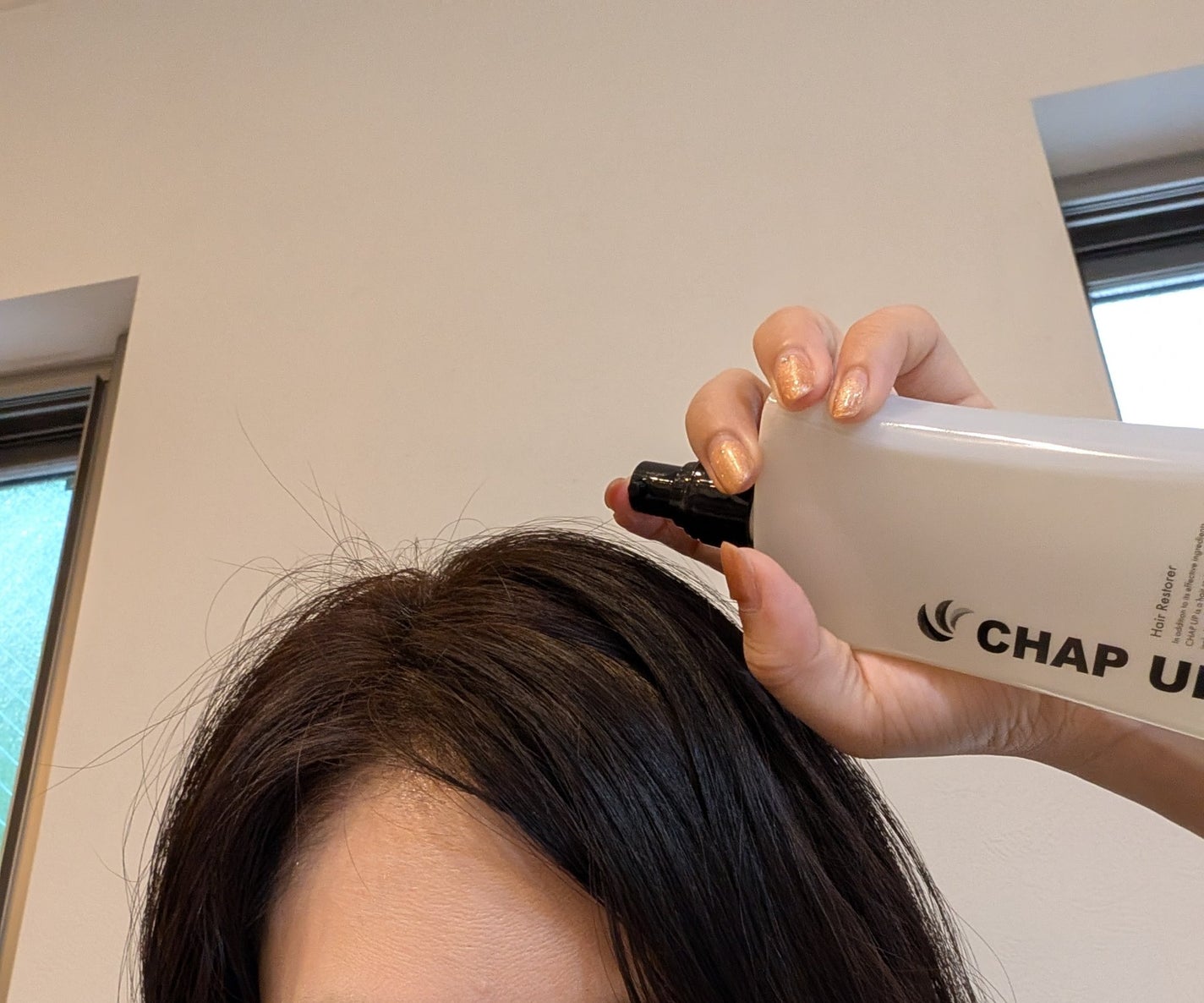 チャップアップ育毛ローション/CHAP UP(チャップアップ)/頭皮ローションを使ったクチコミ(4枚目)
