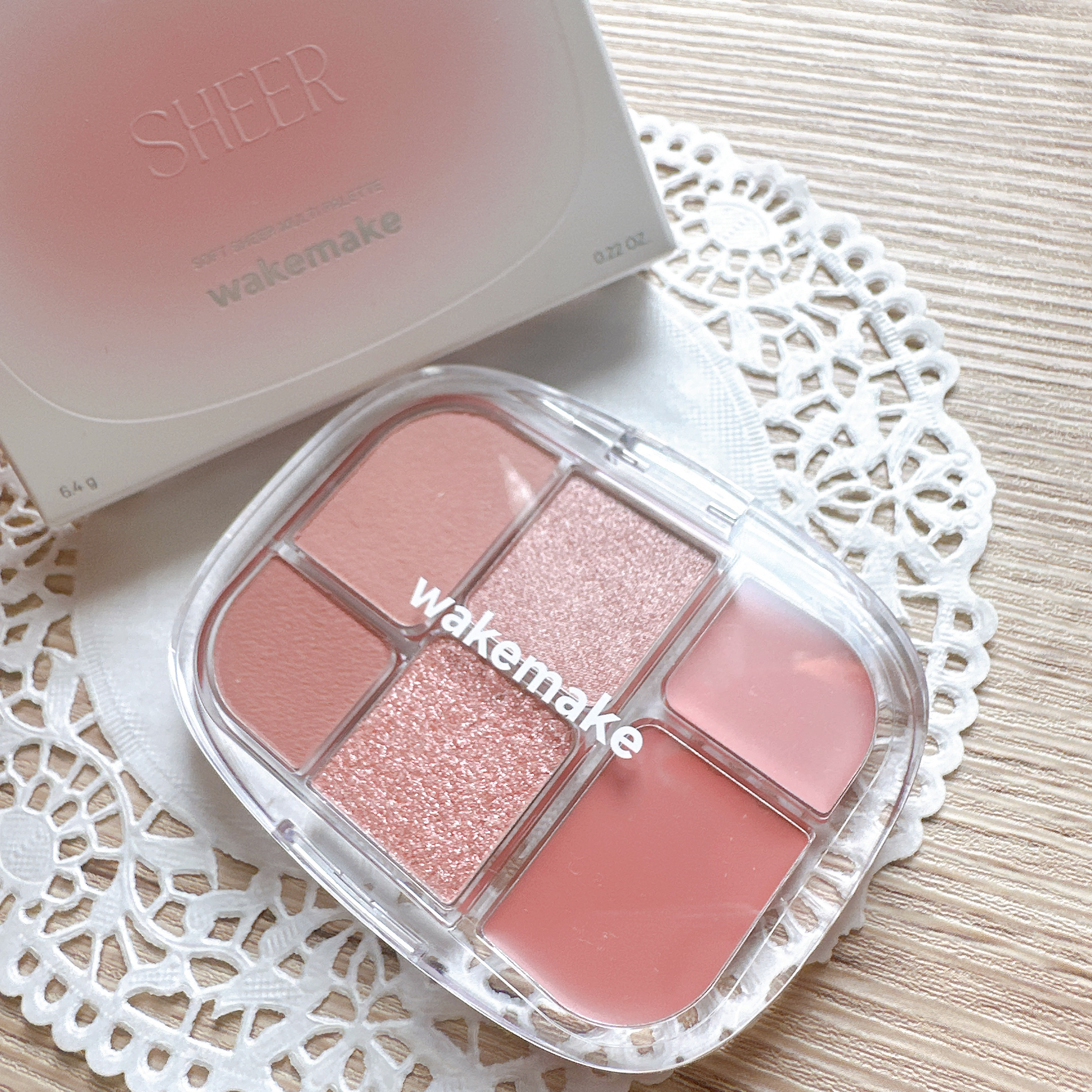 ソフトシアーマルチパレット/wakemake/アイシャドウパレットを使ったクチコミ（2枚目）