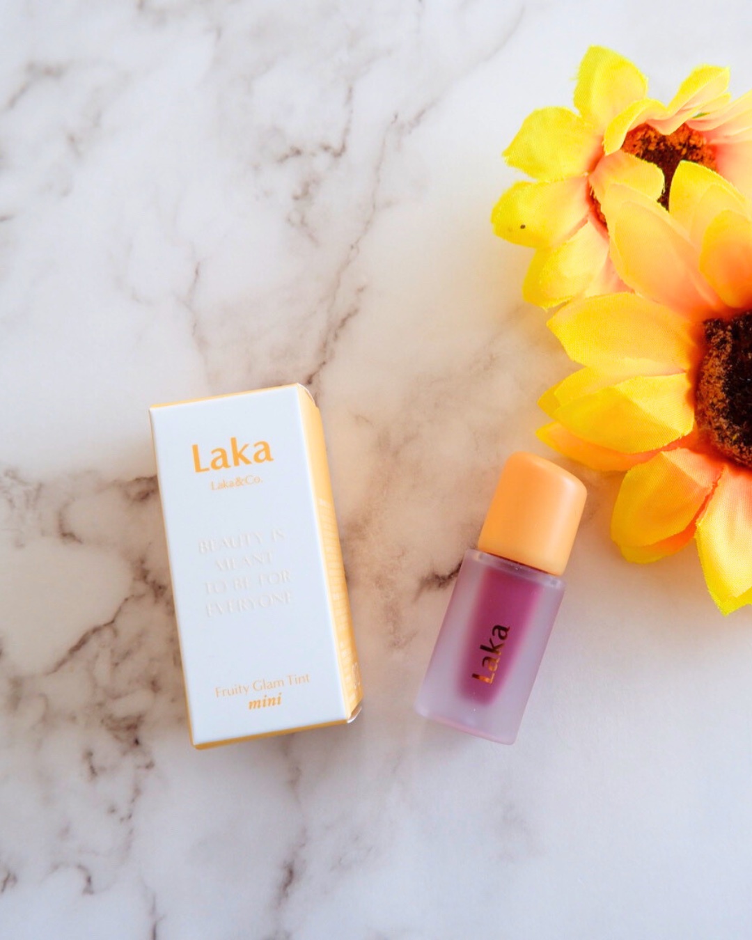 フルーティーグラムティント 113 プレジャー/Laka/リップティントを使ったクチコミ（3枚目）