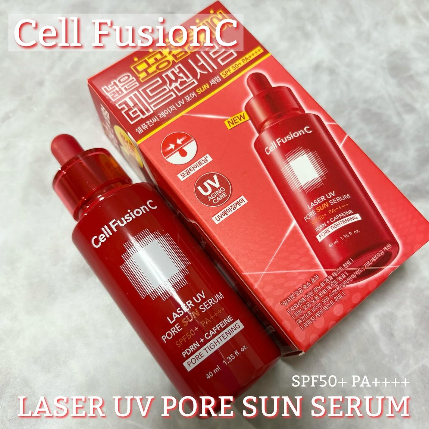 Cell Fusion C レーザーUVポアサンセラム/Cell Fusion C(セルフュージョンシー)/日焼け止めローションを使ったクチコミ(1枚目)