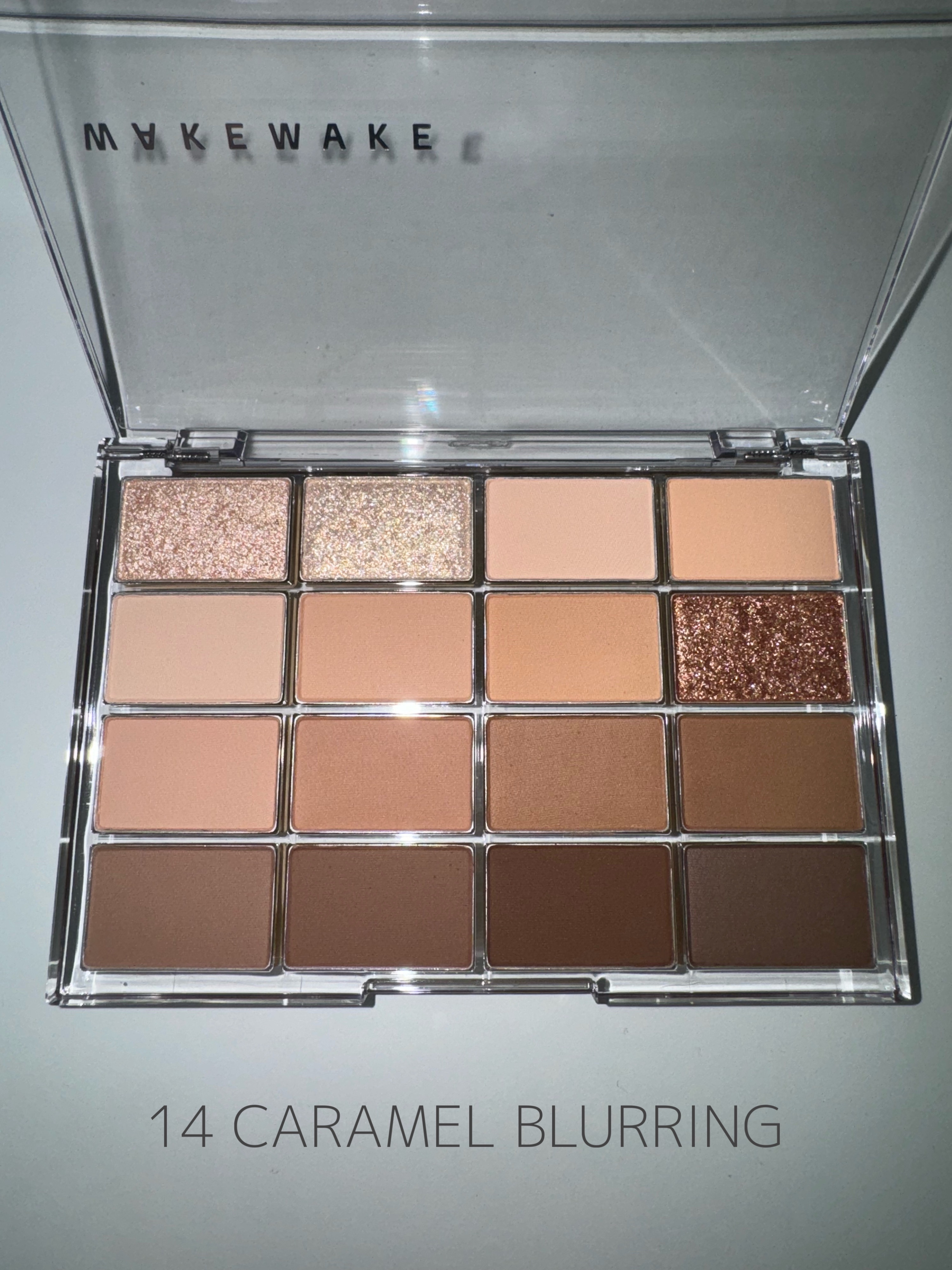 ソフトブラーリングアイパレット/wakemake/アイシャドウパレットを使ったクチコミ（2枚目）