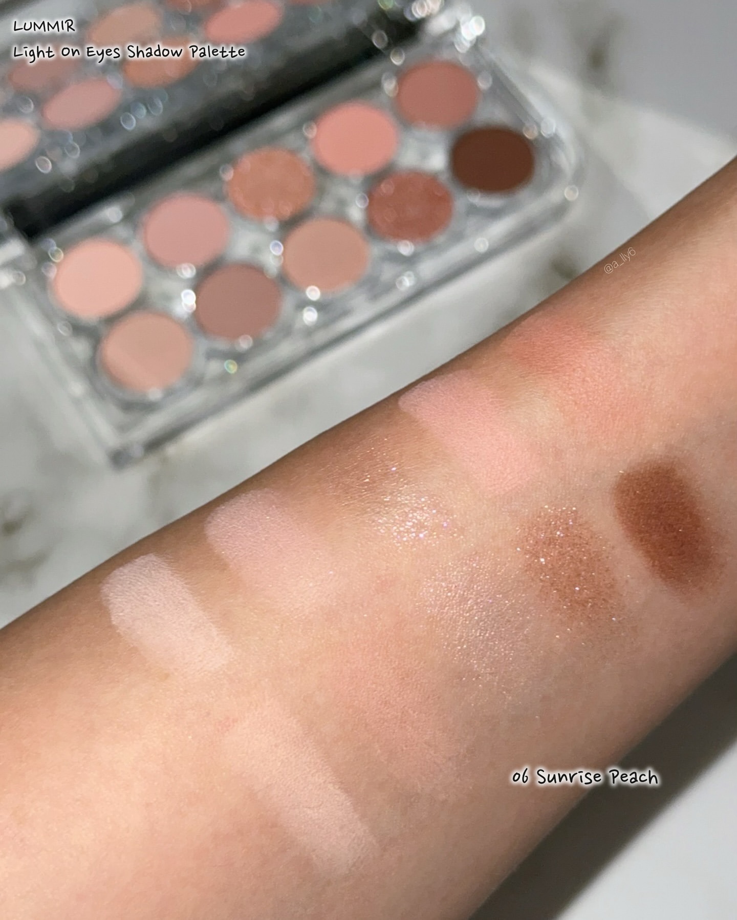 ライト オン アイズ シャドウ パレット/Lummir/アイシャドウパレットを使ったクチコミ（3枚目）