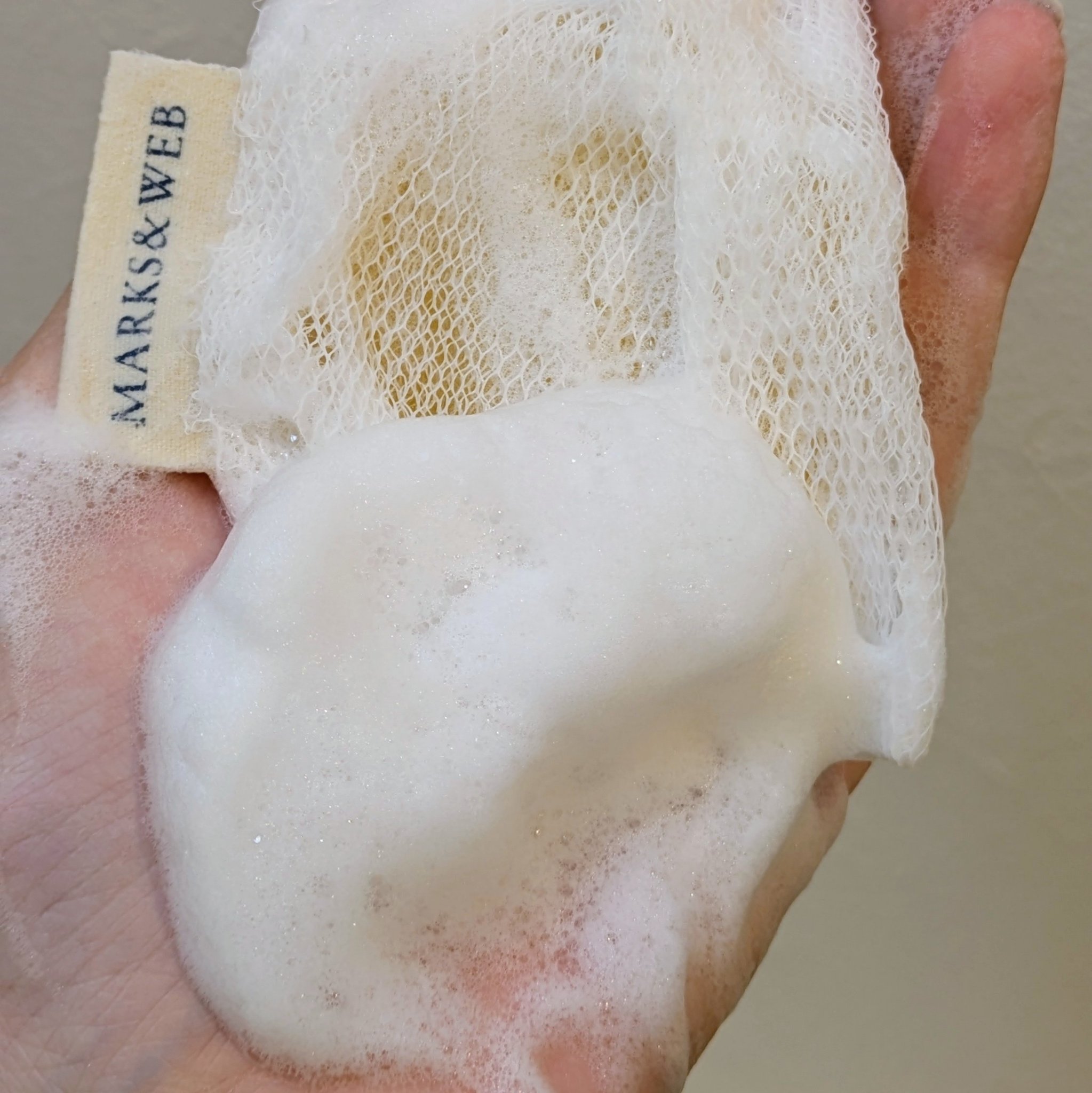 ハンドメイドボタニカルソープ ユズ／ビワ葉/MARKS&WEB/洗顔石鹸を使ったクチコミ（2枚目）