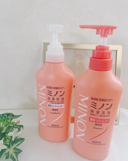 ミノン薬用ヘアシャンプー/薬用コンディショナー/ミノン/市販シャンプーを使ったクチコミ(2枚目)