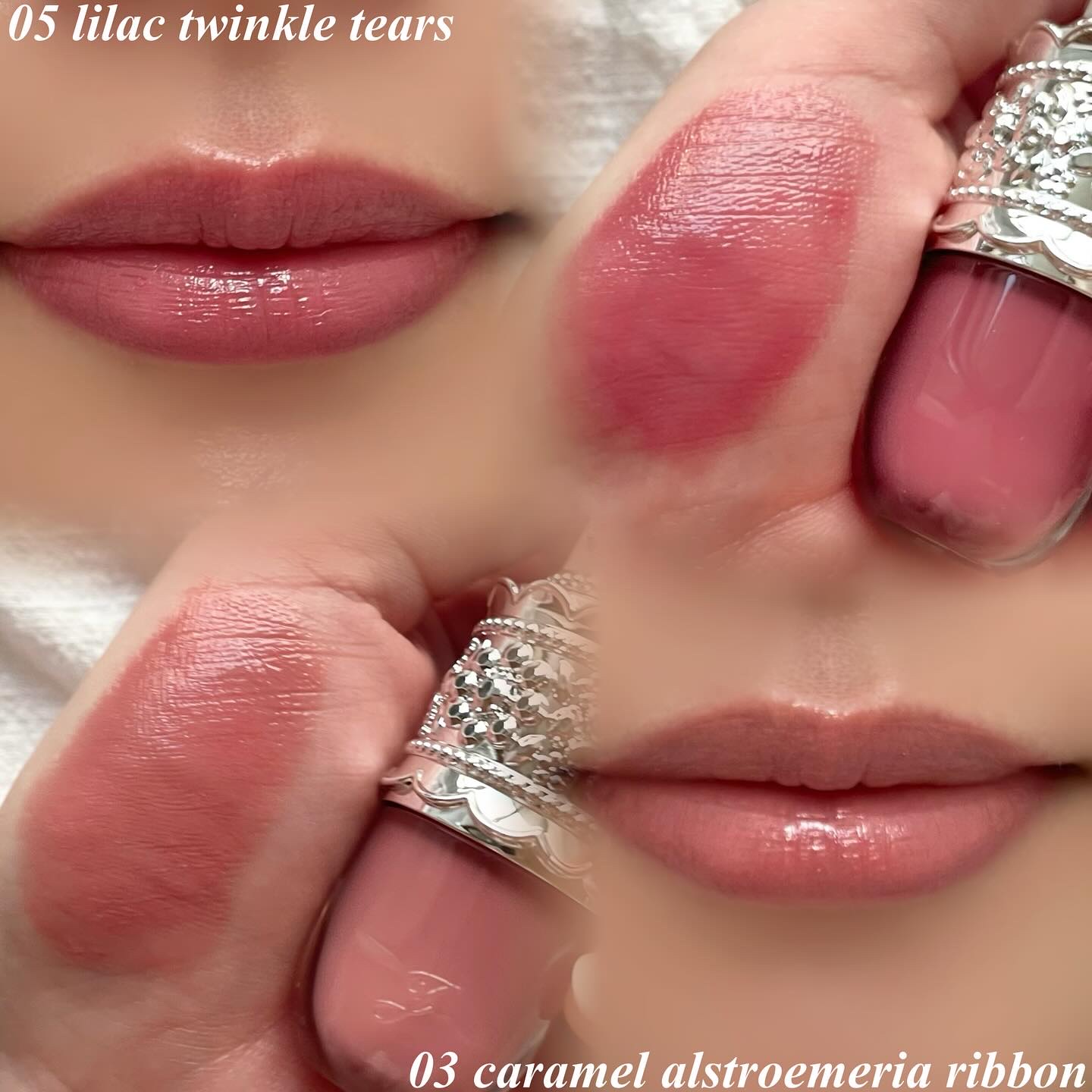 リップラッカー　ブルーミングガーランド/JILL STUART/口紅を使ったクチコミ（2枚目）