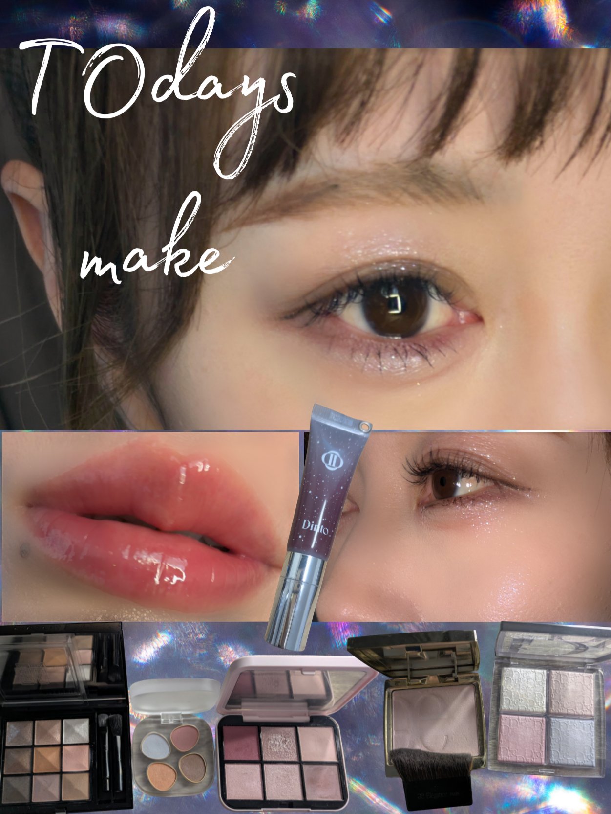 ディオール バックステージ フェイス グロウ パレット/Dior/ハイライトを使ったクチコミ（1枚目）