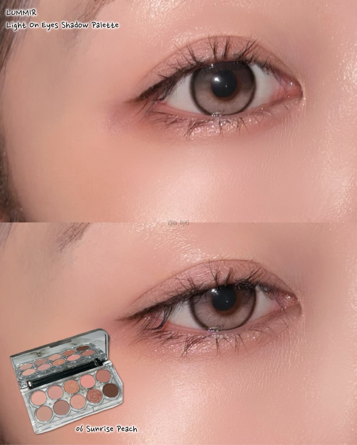 ライト オン アイズ シャドウ パレット/Lummir/アイシャドウパレットを使ったクチコミ（2枚目）