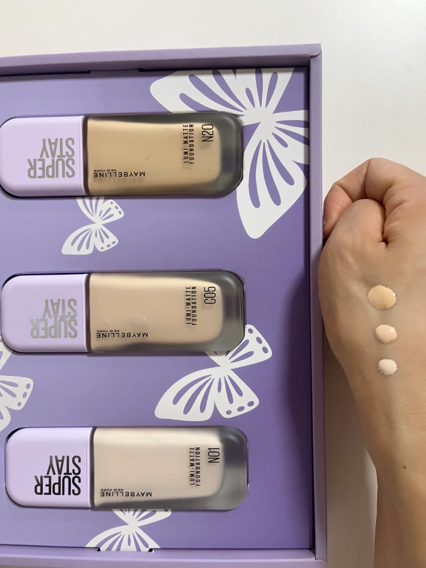 SPステイ ルミマット リキッド ファンデーション/MAYBELLINE NEW YORK/リキッドファンデーションを使ったクチコミ（2枚目）