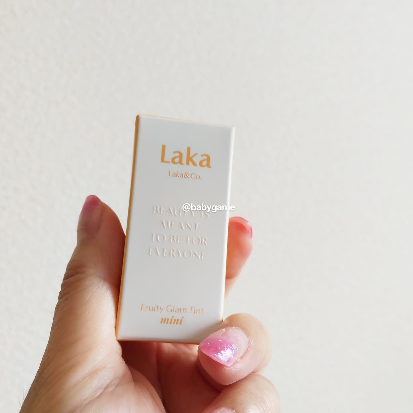 フルーティーグラムティント/Laka/リップティントを使ったクチコミ（1枚目）