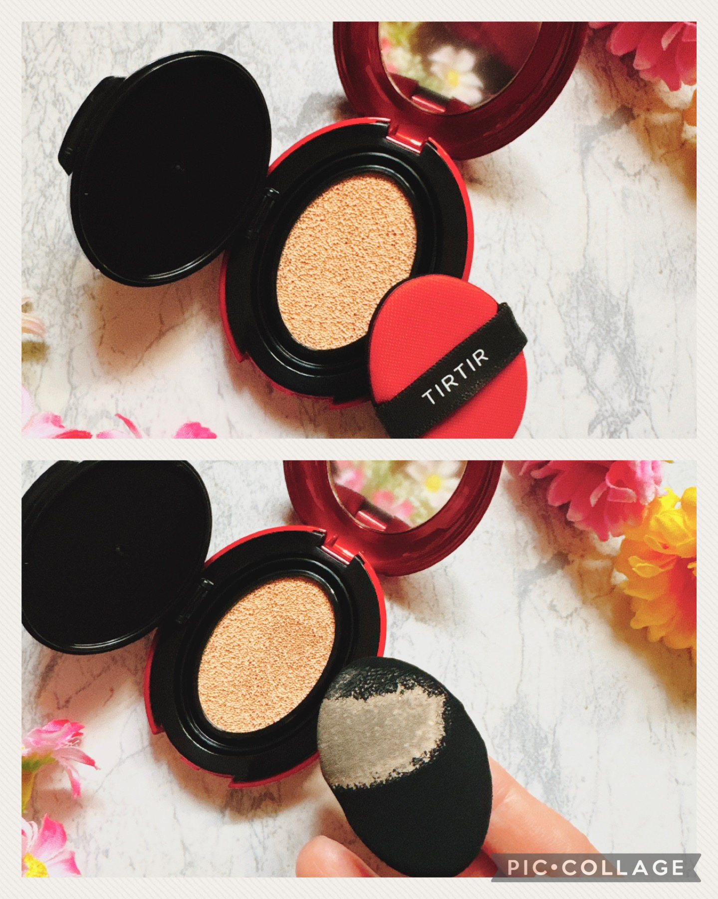 マスク フィット レッド クッション/TIRTIR(ティルティル)/クッションファンデーションを使ったクチコミ（2枚目）