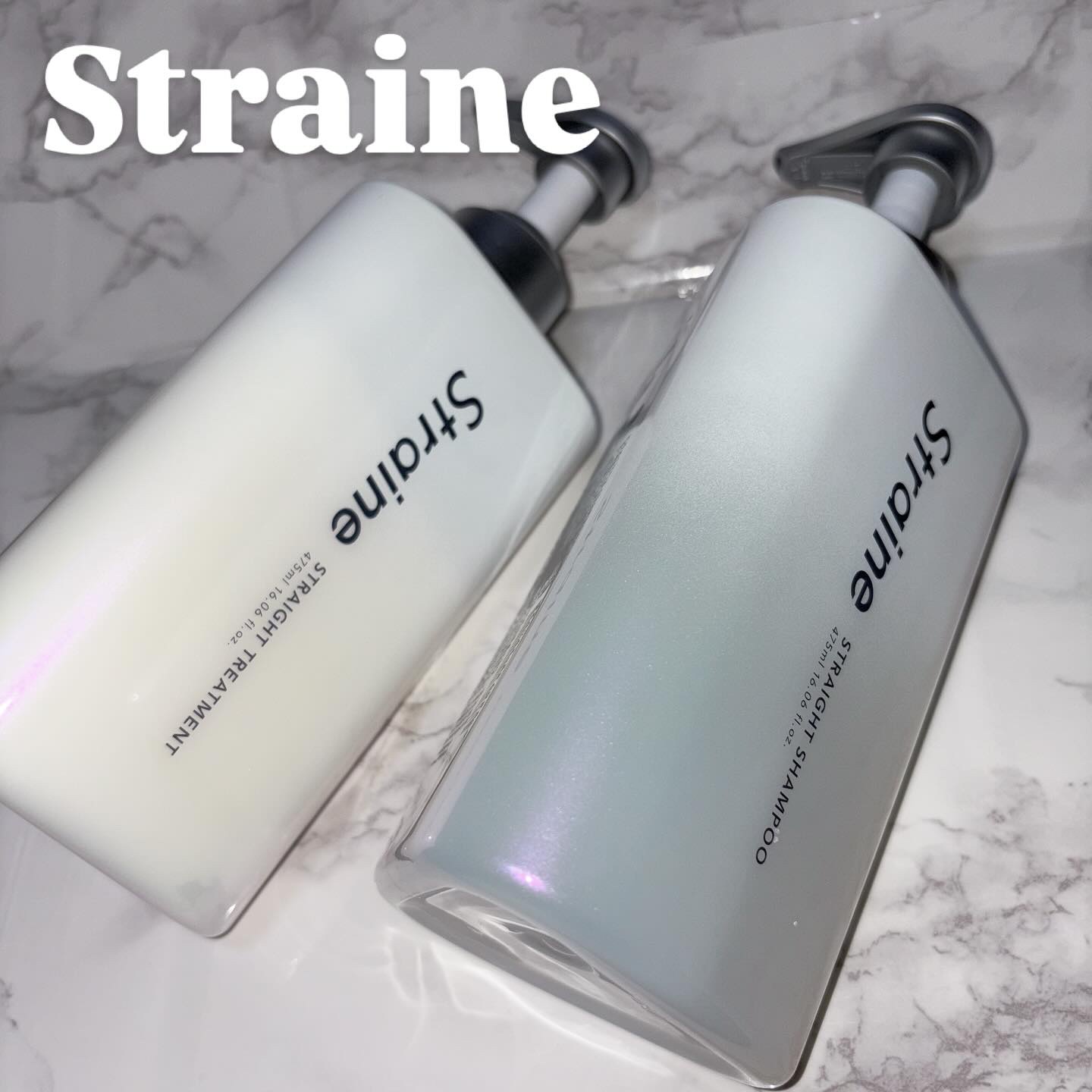ストレートシャンプー/ストレートトリートメント ホワイトブロッサムの香り/Straine/市販シャンプーを使ったクチコミ（1枚目）