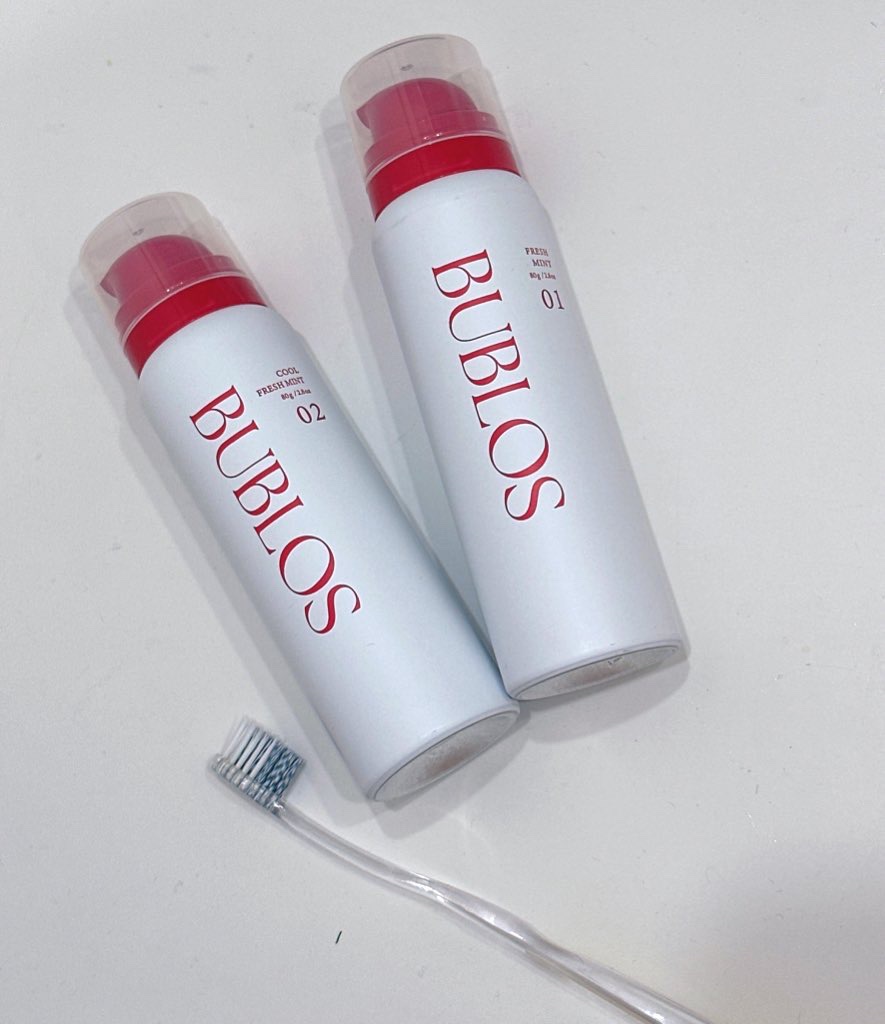 バブロス　炭酸泡ハミガキ/BUBLOS/歯磨き粉を使ったクチコミ（1枚目）