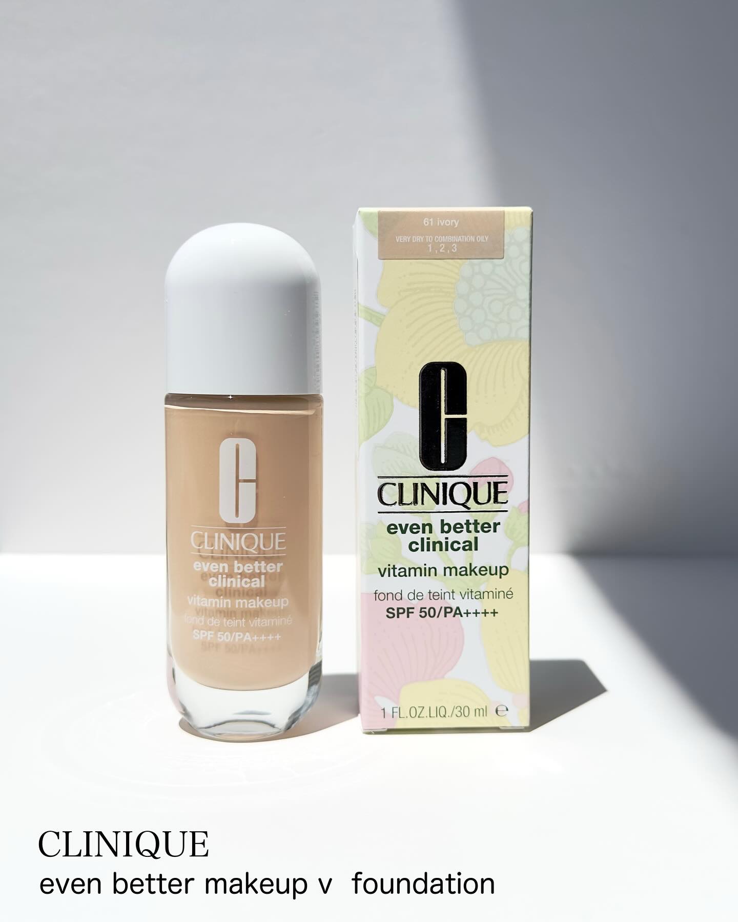 イーブン ベター メイクアップ  V ファンデーション 50/CLINIQUE/リキッドファンデーションを使ったクチコミ（1枚目）