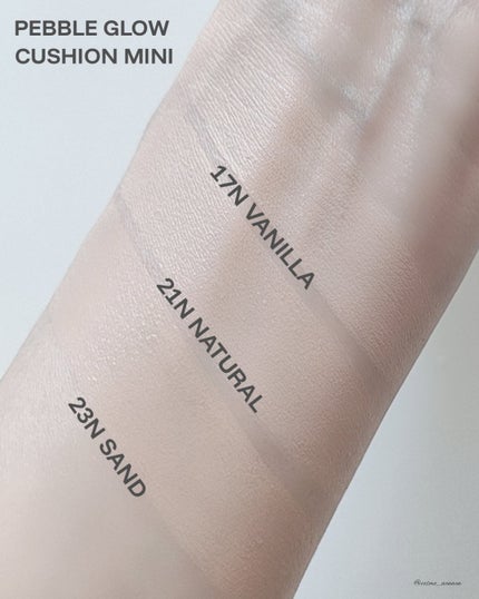 Pebble Blur Cushion (mini)/EITHER&/クッションファンデーションを使ったクチコミ(6枚目)