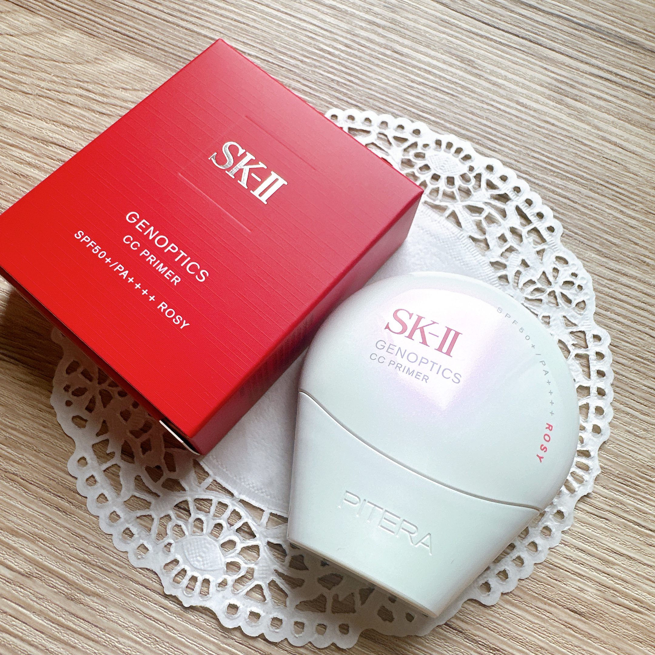 SK-II ジェノプティクス CC プライマー ロージー ピンク / SK-II