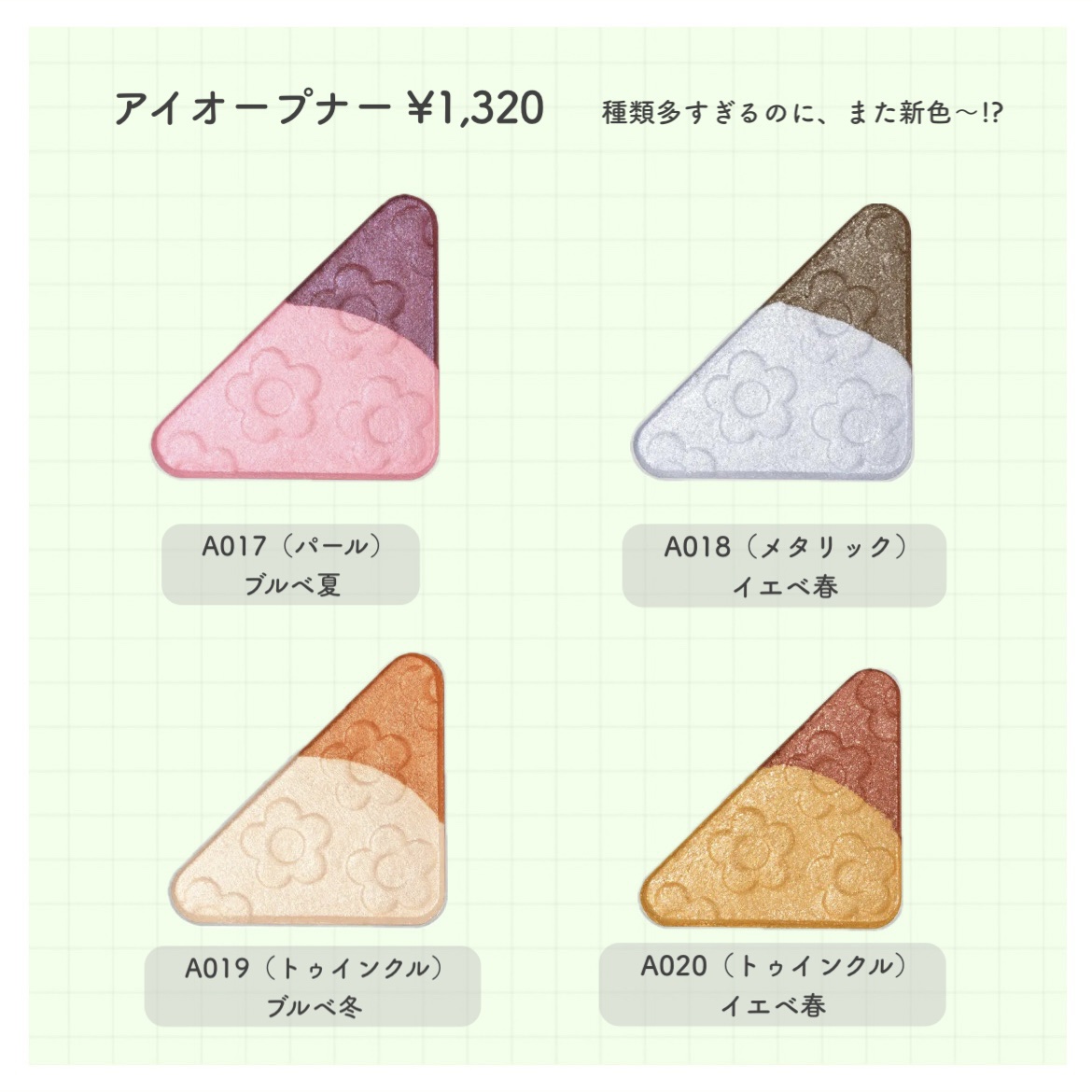 アイオープナー A019（トゥインクル）/MARY QUANT/単色アイシャドウを使ったクチコミ（2枚目）