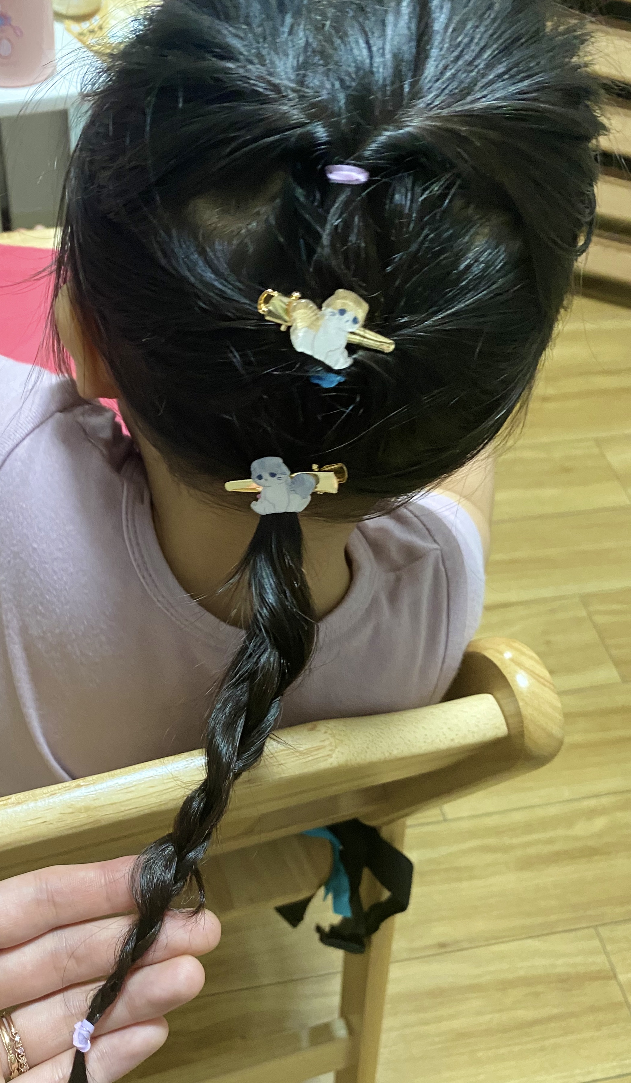 ヘアアクセサリー/セリア/ヘアアクセサリーを使ったクチコミ（1枚目）