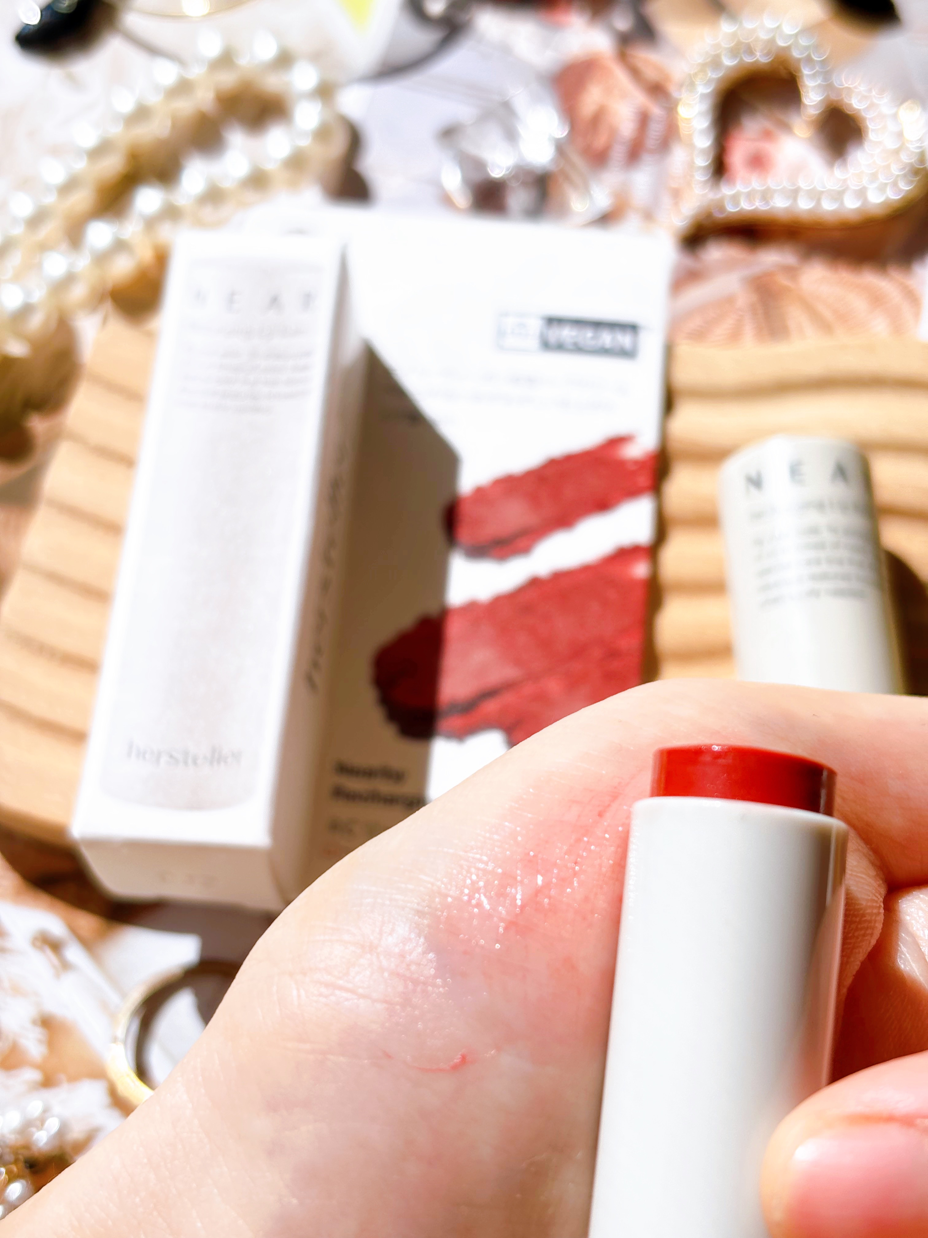 NEARBY Recharging Lip Balm 01 Plain/Hersteller/口紅を使ったクチコミ（2枚目）