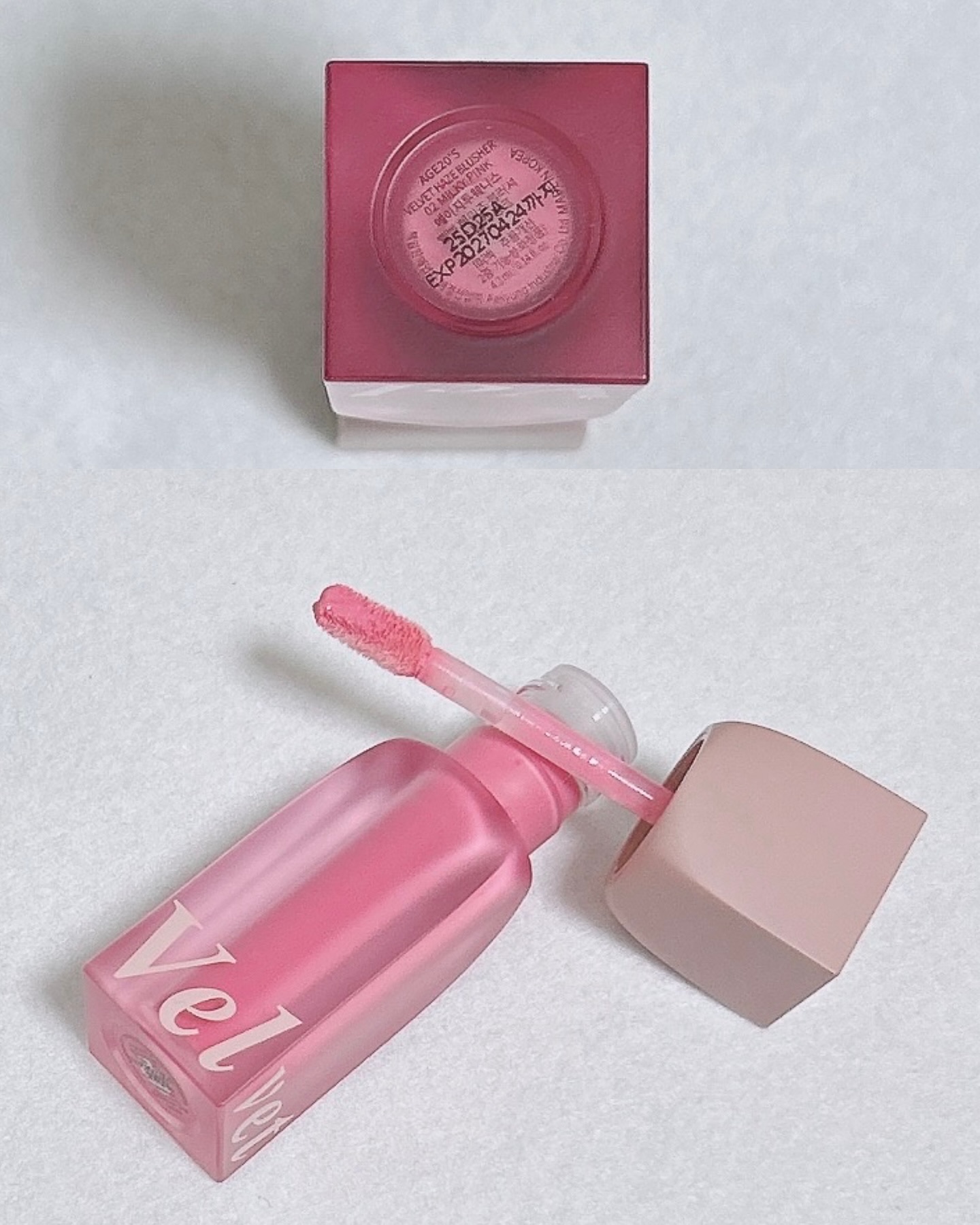 ベルベットヘーズブラッシャー/AGE20’s/リキッドチークを使ったクチコミ（3枚目）