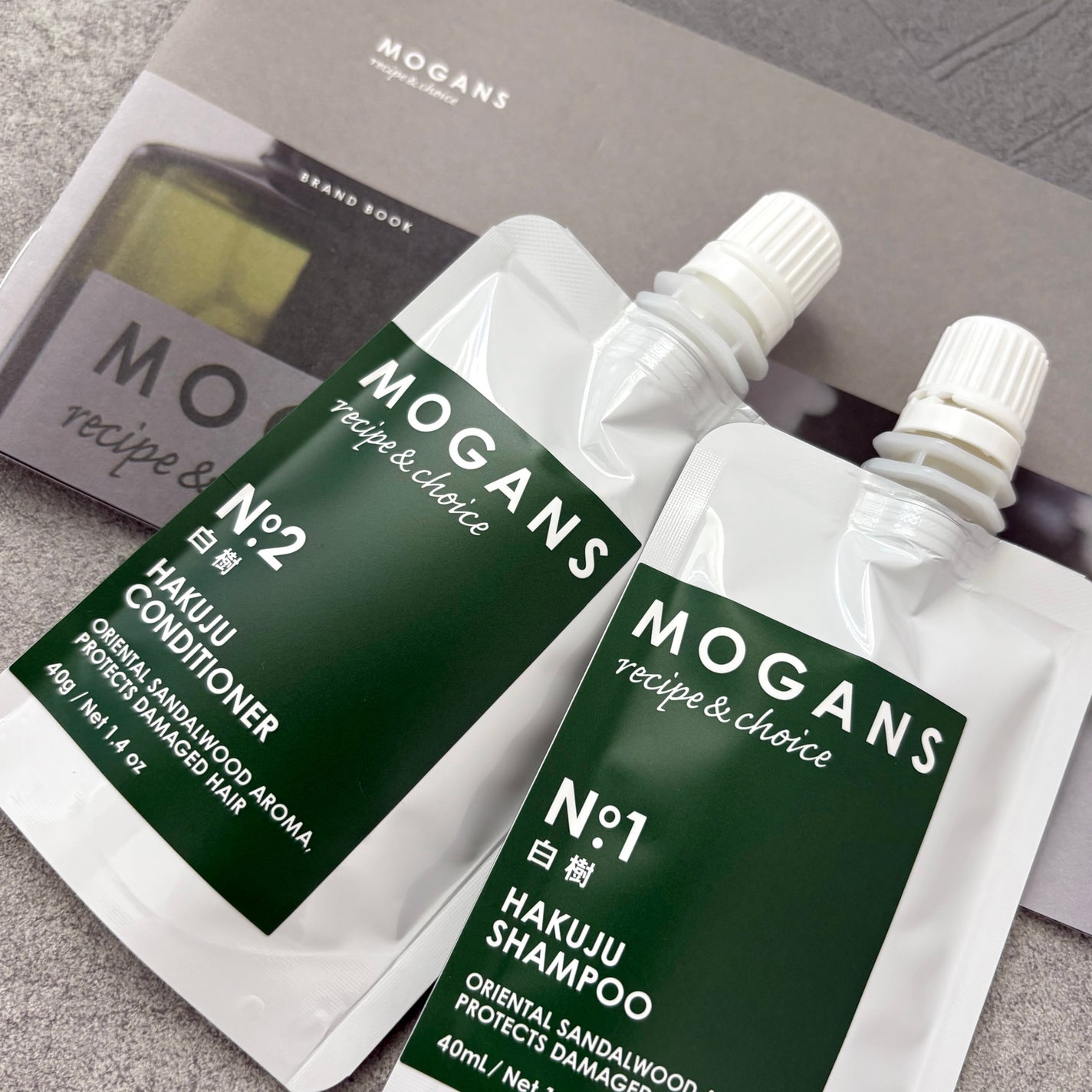 ノンシリコン アミノ酸 シャンプー/コンディショナー白樹(はくじゅ)/MOGANS/市販シャンプーを使ったクチコミ(1枚目)