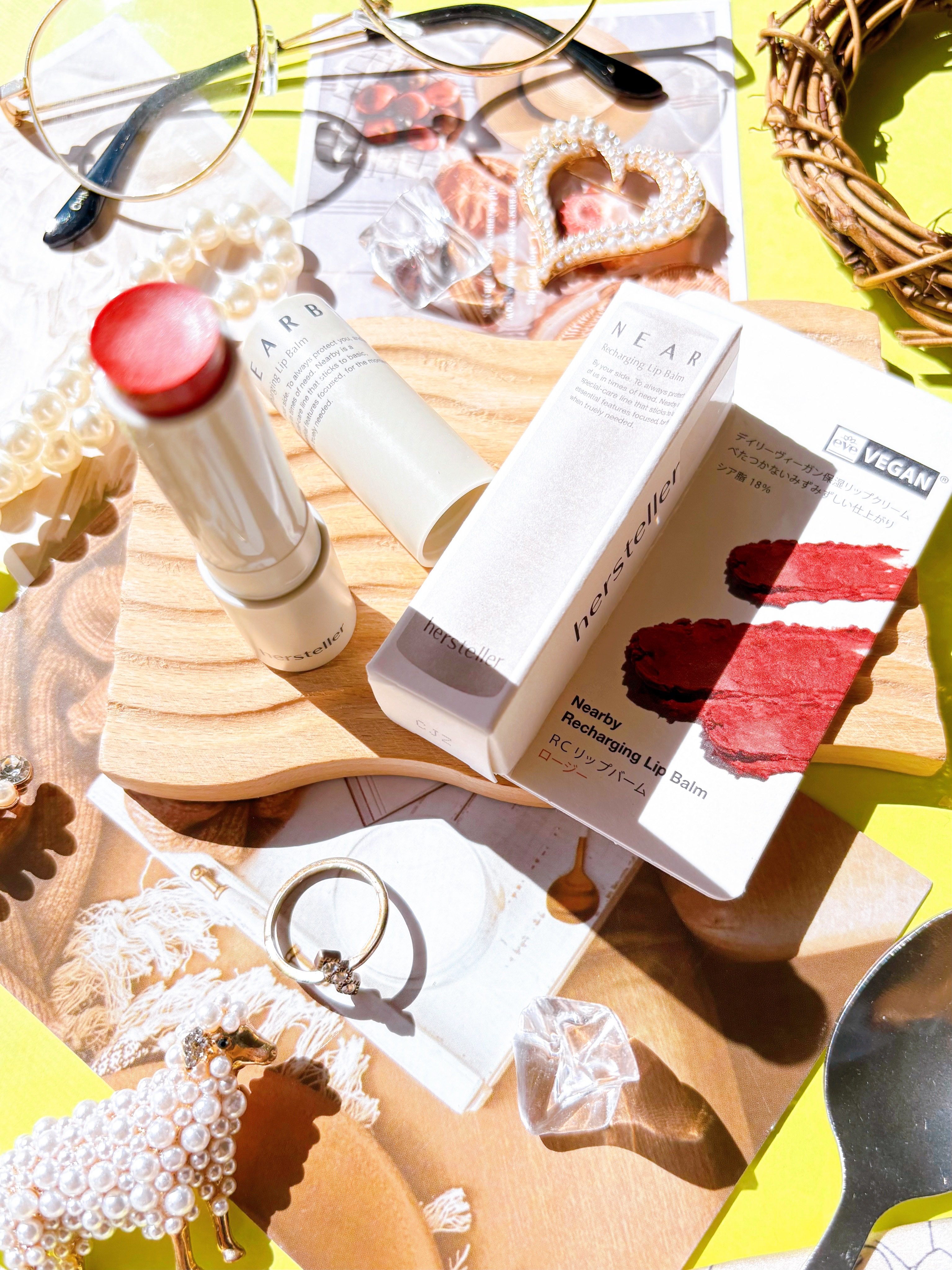 NEARBY Recharging Lip Balm 01 Plain/Hersteller/口紅を使ったクチコミ（1枚目）