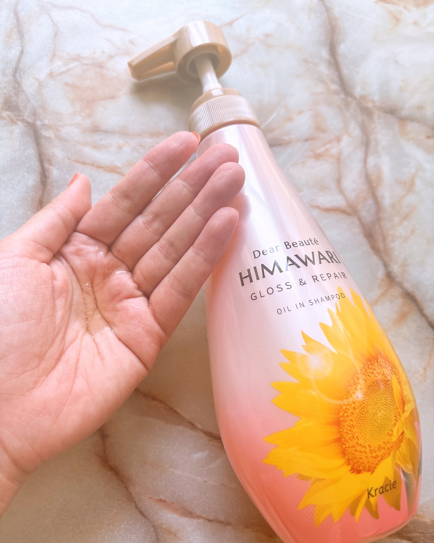 オイルインシャンプー／オイルインコンディショナー (グロス＆リペア)/ディアボーテ/市販シャンプーを使ったクチコミ（2枚目）