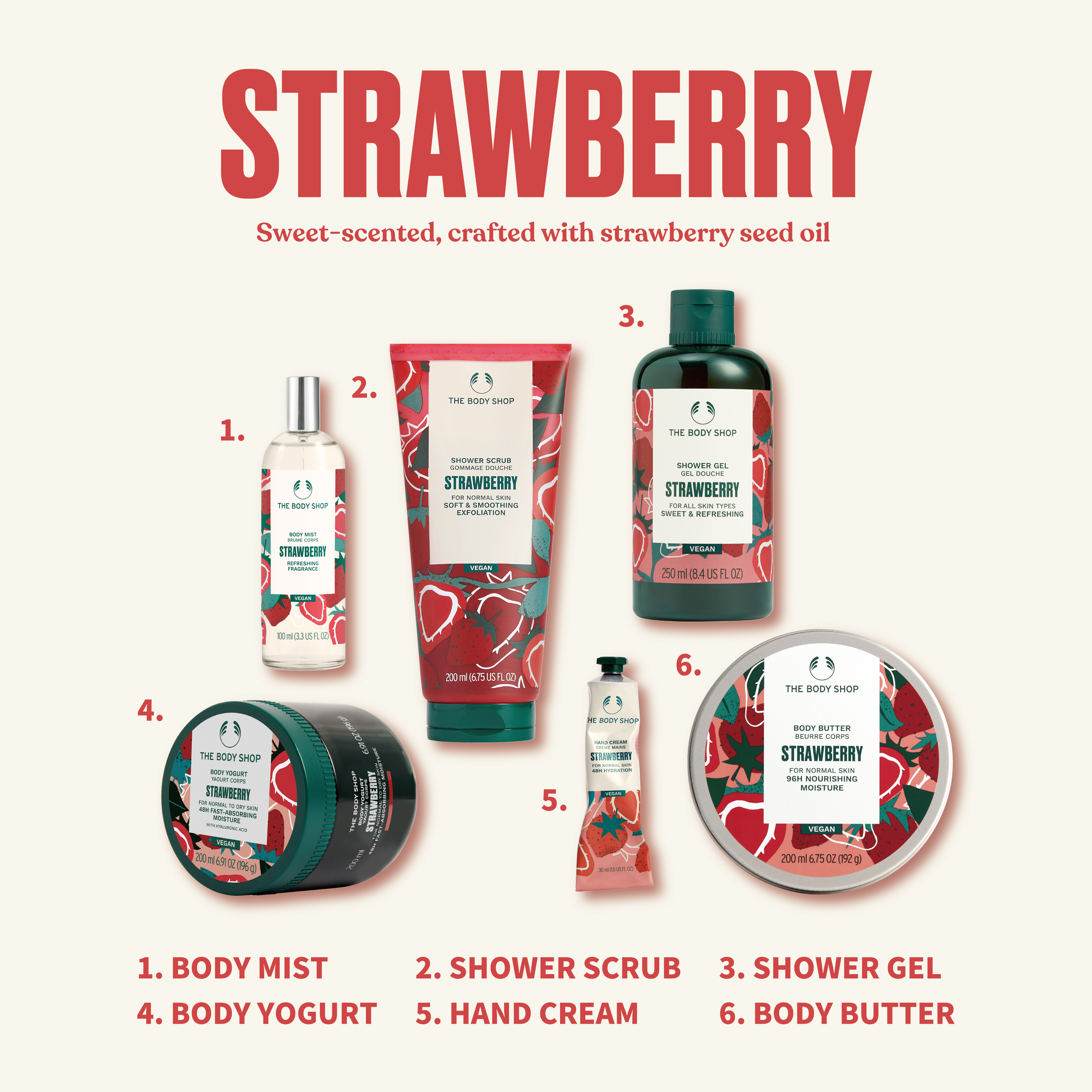 シャワージェル ストロベリー/THE BODY SHOP/ボディソープを使ったクチコミ（2枚目）