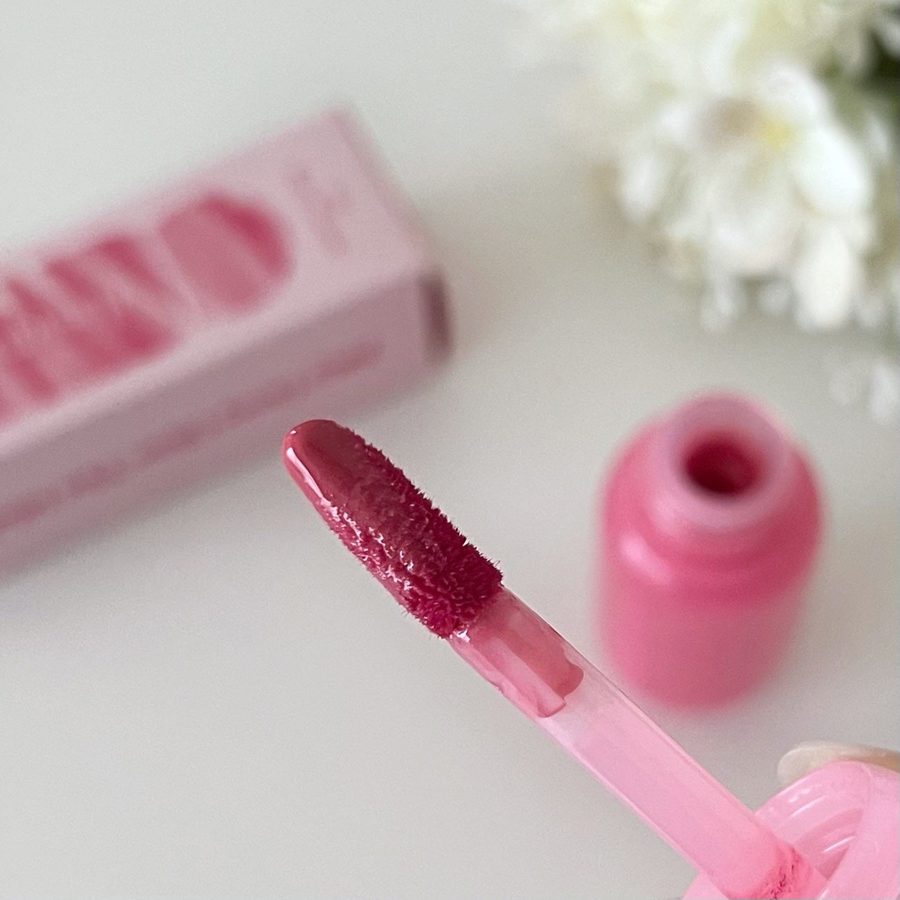 ジューシーデューイグロウティント/dasique/リップティントを使ったクチコミ(3枚目)