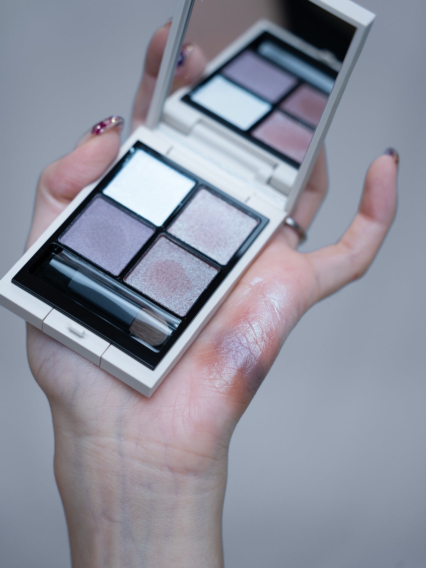 RMK シンクロマティック アイシャドウパレット/RMK/アイシャドウパレットを使ったクチコミ(2枚目)