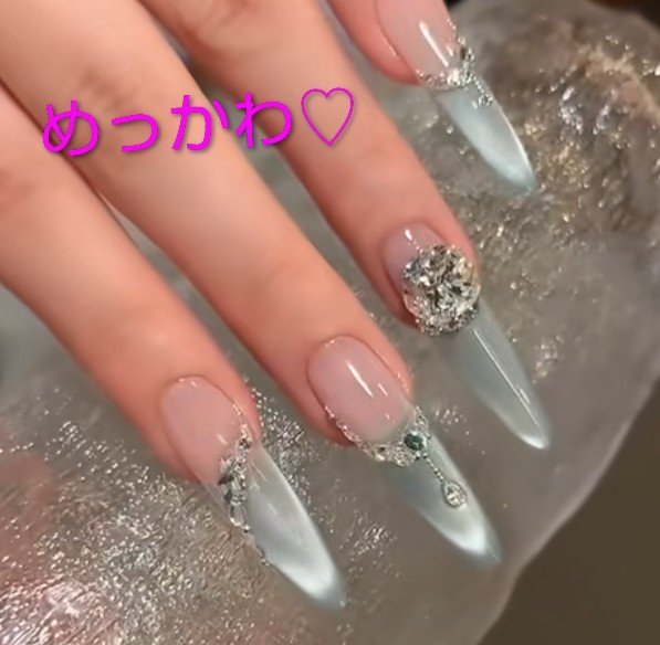 ダッシングディバ マジックプレス　Bless/DASHINGDIVA MAGICPRESS/ネイルチップ・パーツを使ったクチコミ（1枚目）