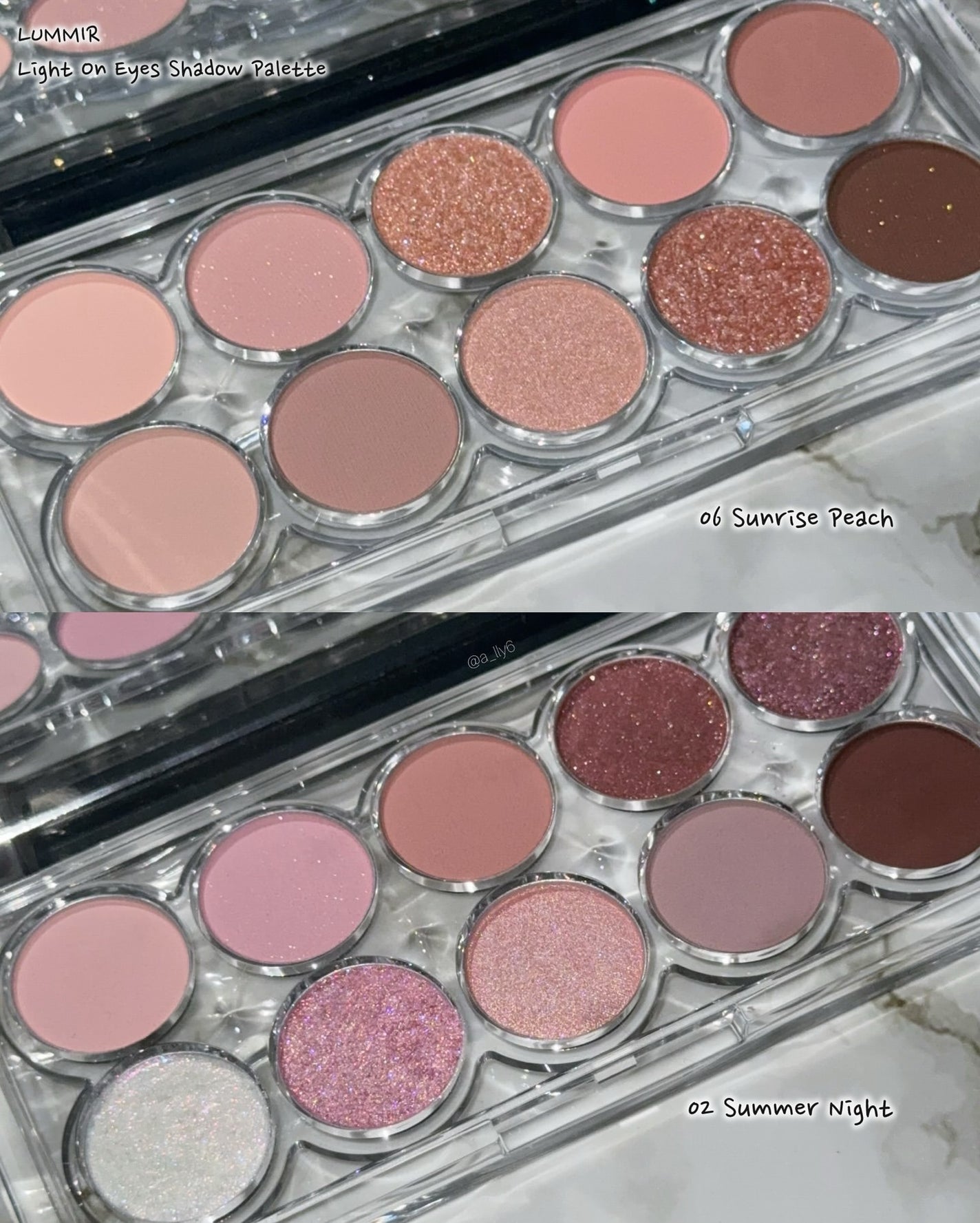 ライト オン アイズ シャドウ パレット/Lummir/アイシャドウパレットを使ったクチコミ(4枚目)