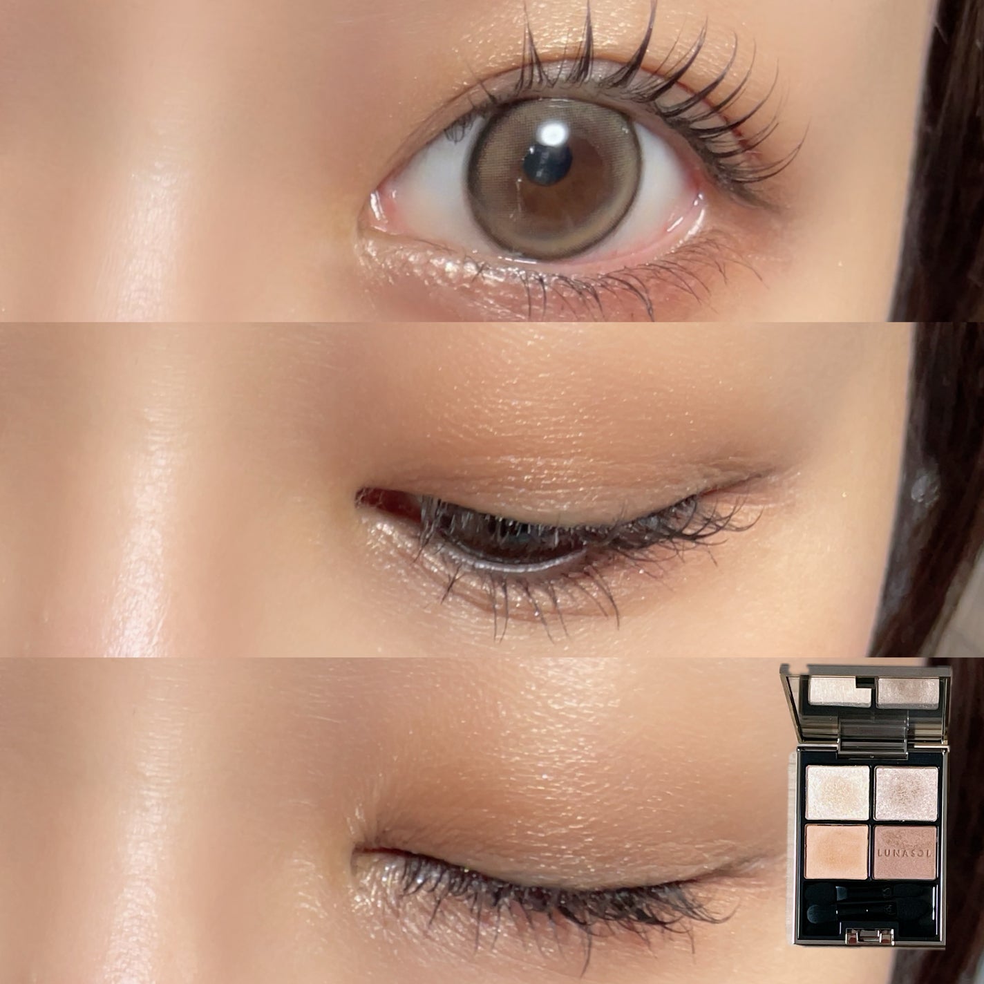アイカラーレーション/LUNASOL/アイシャドウパレットを使ったクチコミ(1枚目)