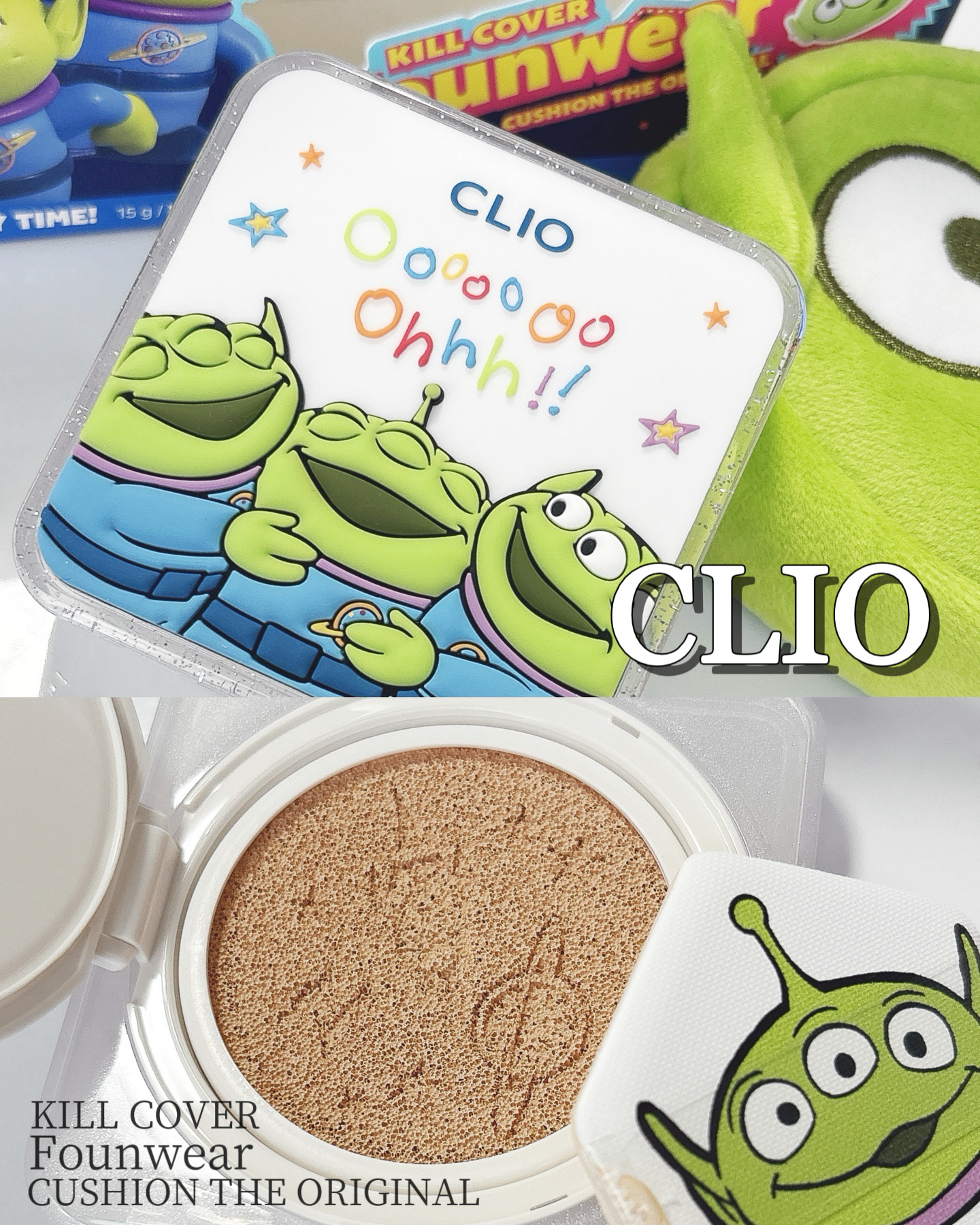 キル カバー ファンウェア クッション ザ オリジナル/CLIO/クッションファンデーションを使ったクチコミ（1枚目）