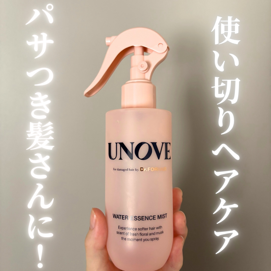 アノブ ウォーターエッセンスミスト/UNOVE/プレスタイリング・寝ぐせ直しを使ったクチコミ（1枚目）