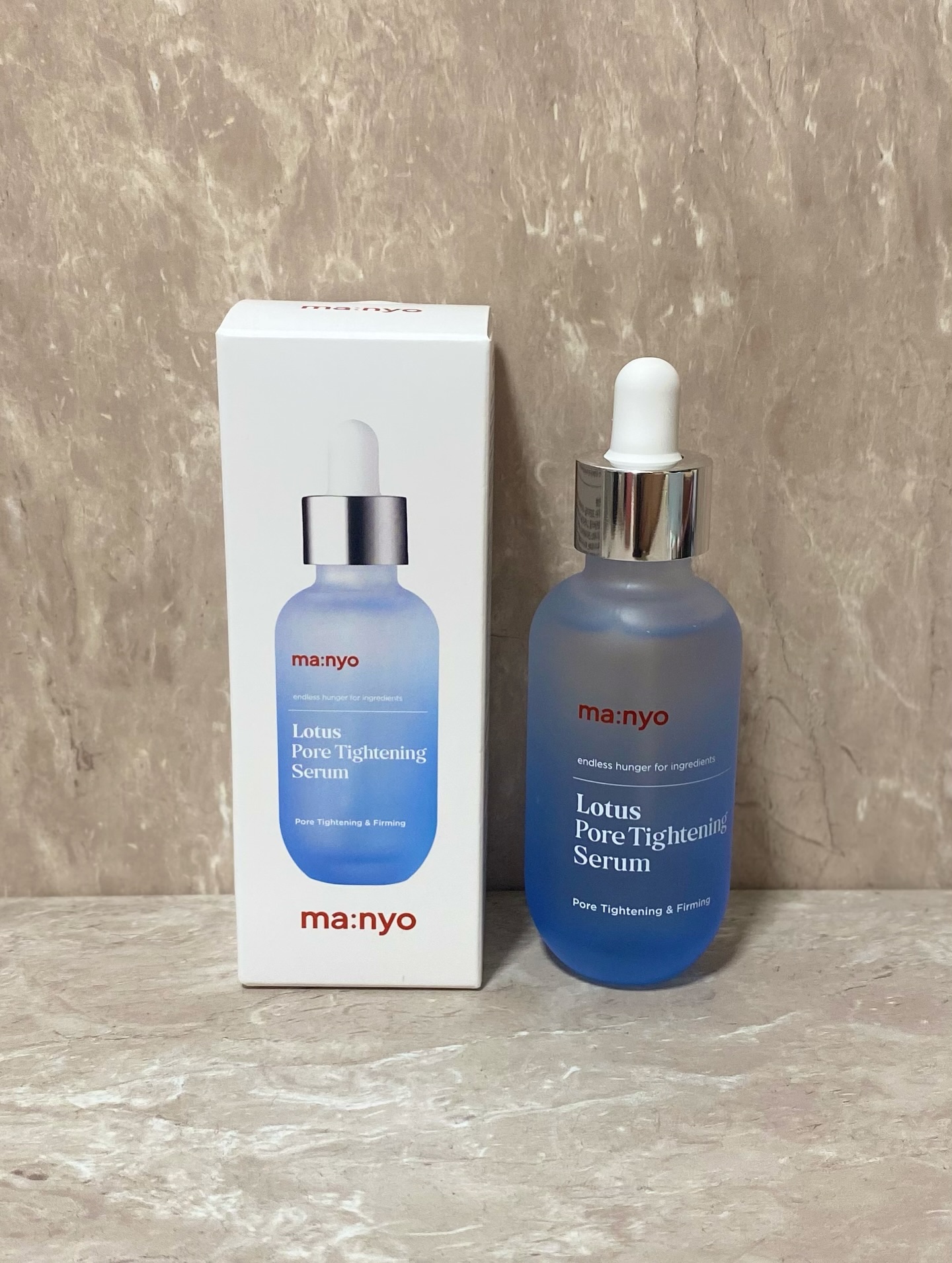 ロータスポアタイトニングセラム/manyo/美容液を使ったクチコミ（1枚目）