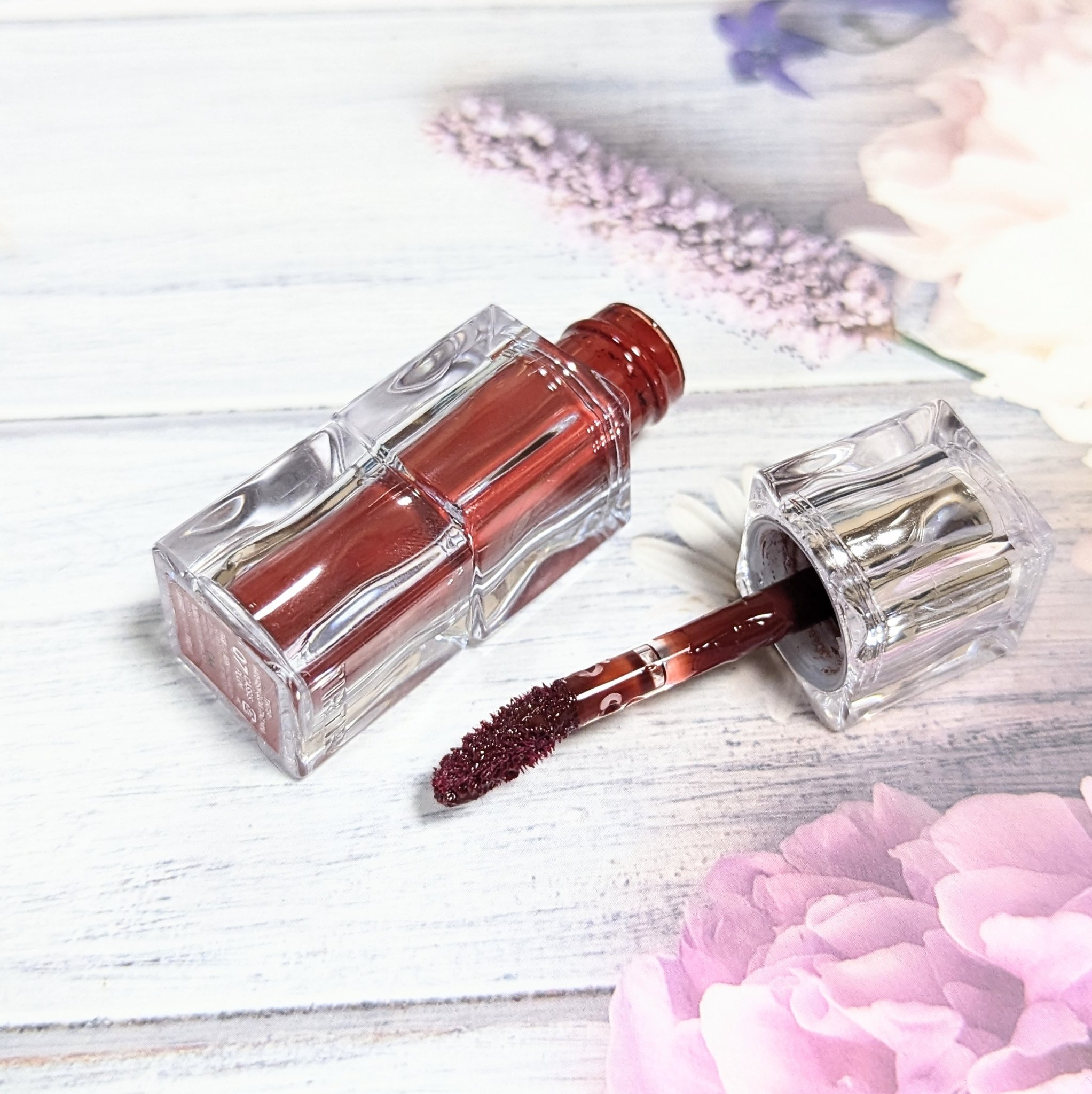 ウォーターリズムグロウティント 07 CASSIS PLUM（ミニ）/TIRTIR(ティルティル)/リップティントを使ったクチコミ（2枚目）