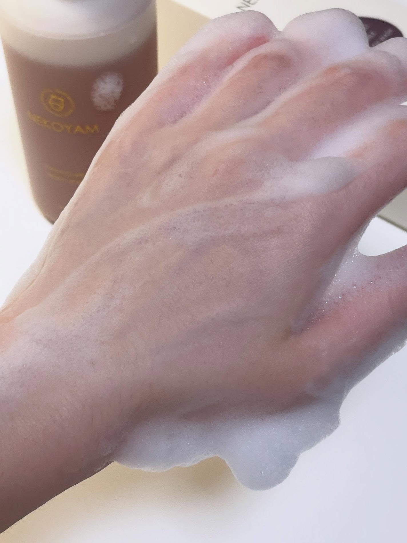 ネコヤム ミルクボディウォッシュ/アデュエイジ/ボディソープを使ったクチコミ(5枚目)