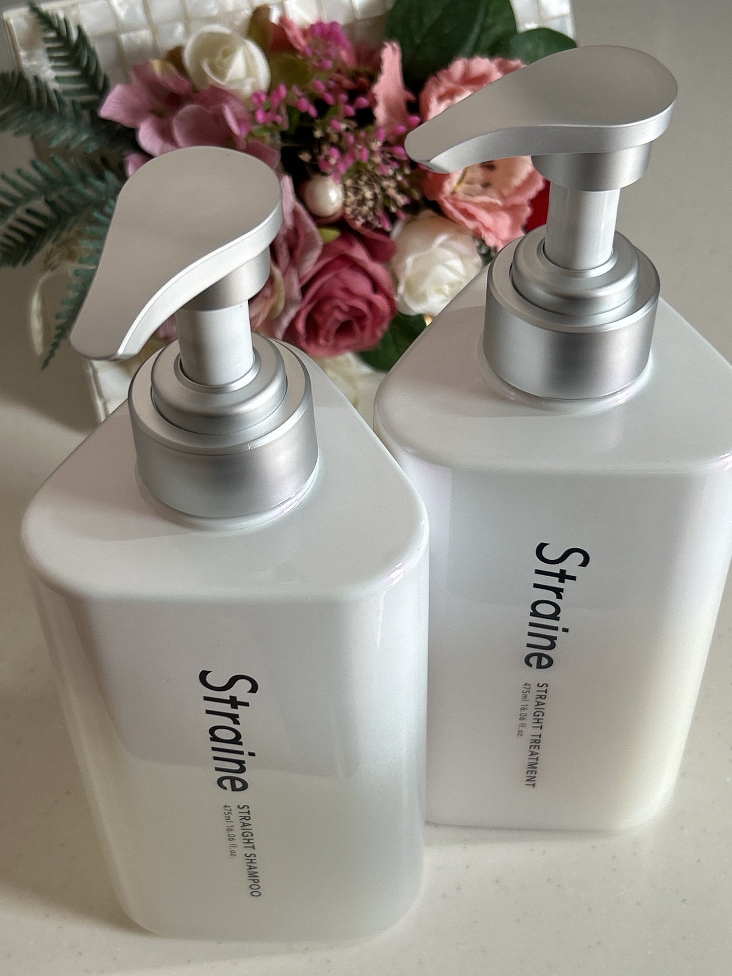 ストレートシャンプー/ストレートトリートメント ホワイトブロッサムの香り/Straine/市販シャンプーを使ったクチコミ(2枚目)