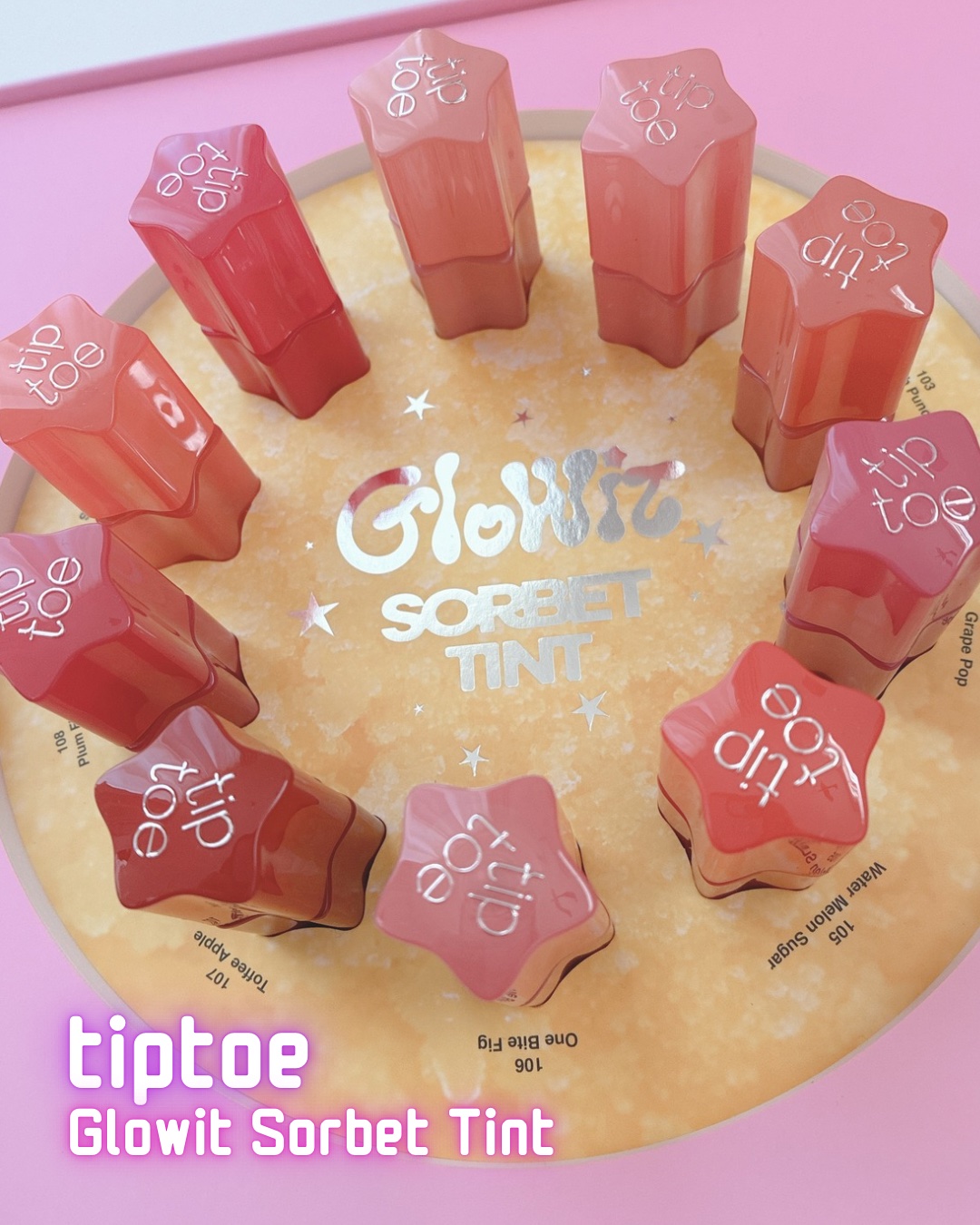 グロウイットソルベティント/tiptoe/リップティントを使ったクチコミ（1枚目）