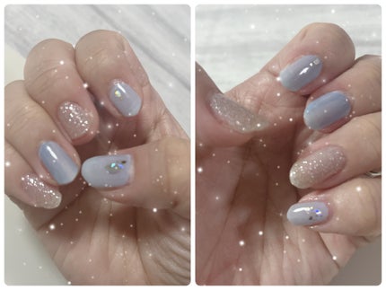 ジェルネイルシール/キャンドゥ/ネイルシールを使ったクチコミ(1枚目)