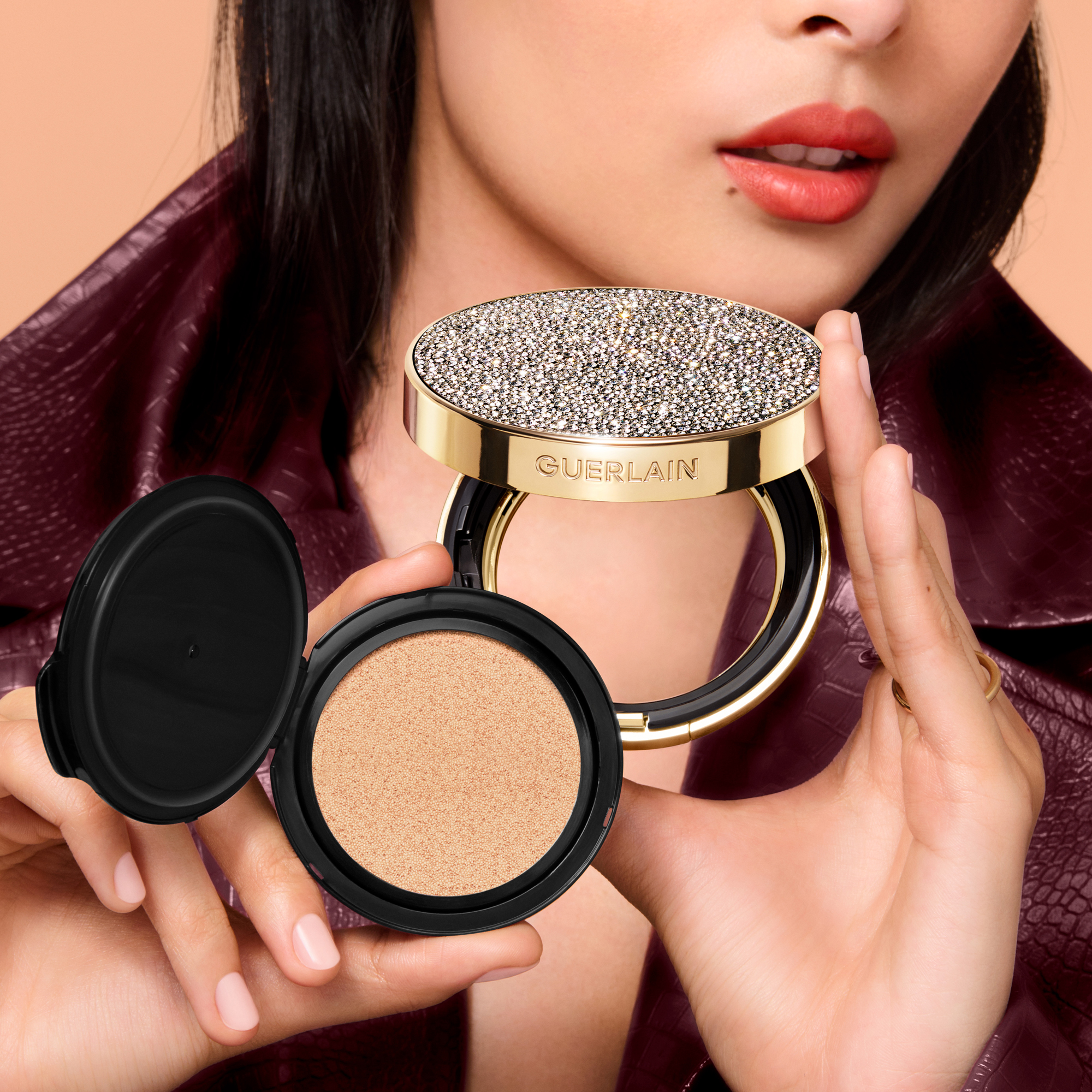 パリュール ゴールド クッション N/GUERLAIN/クッションファンデーションを使ったクチコミ（1枚目）