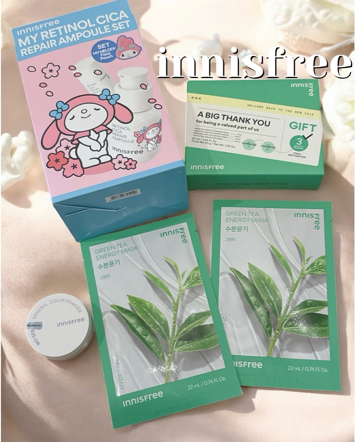 ノーセバム　ミネラルカラーパウダー　/innisfree/ルースパウダーを使ったクチコミ（1枚目）