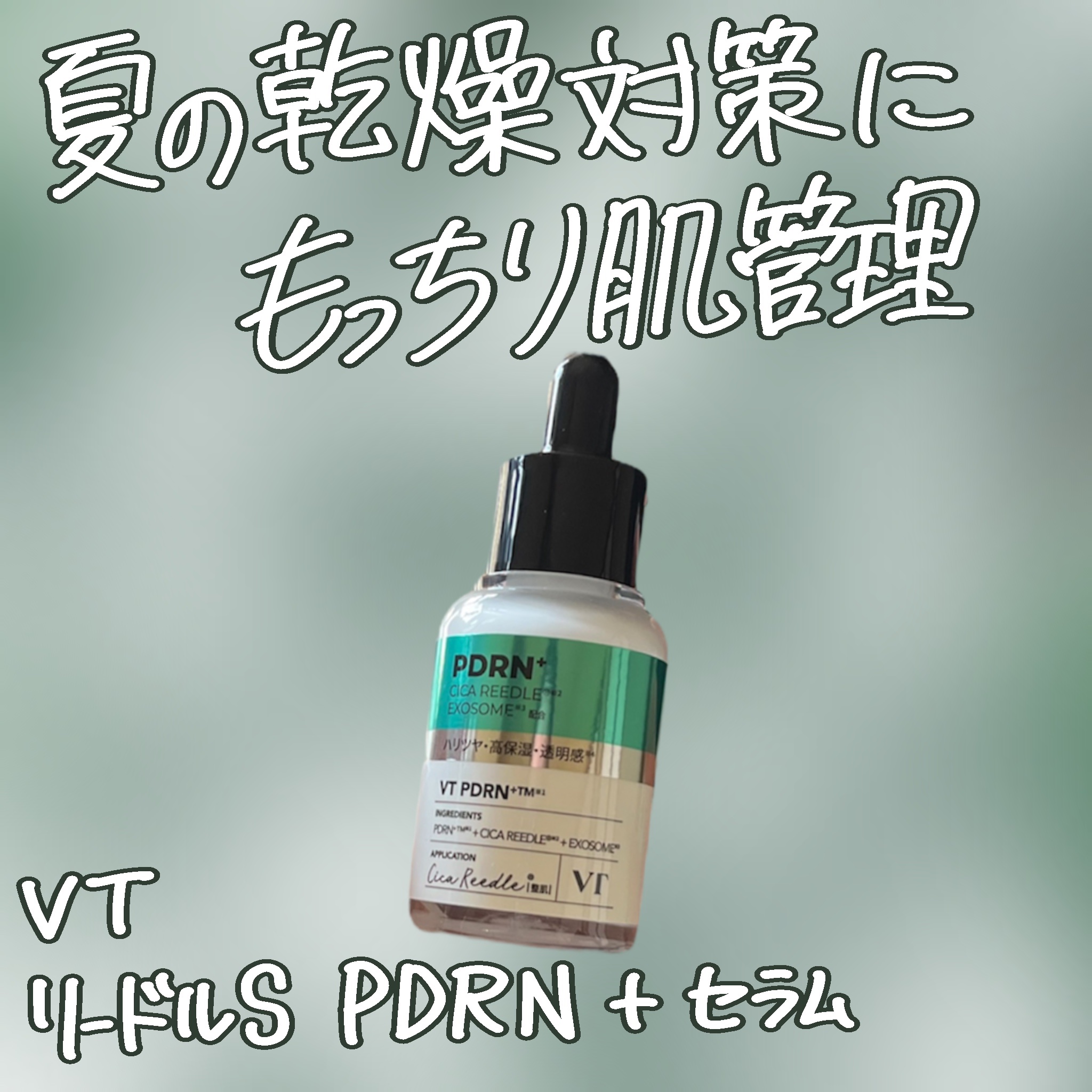 VTさまからいただきました

もっちりしっとりふっくら仕上がり

VT
リードルS PDRN+セラム

VTのリードルシリーズといえばあのチクチク！
私も持ってるしﾋｨﾝ!となりながら使った記憶…w
でもこれは痛くない！！！

こちらは化粧