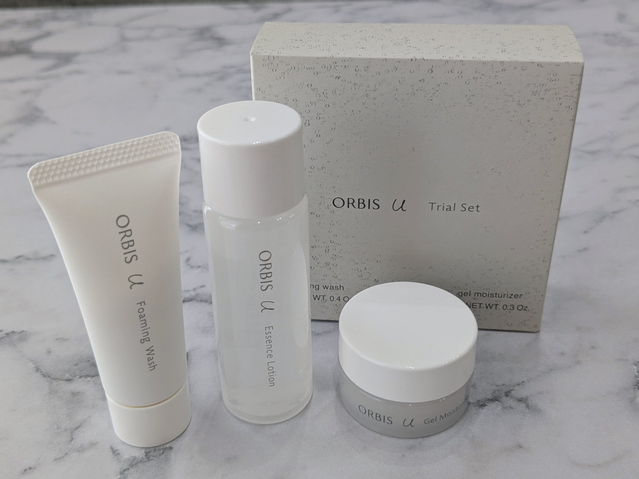◯オルビス
オルビスユー トライアルセット

オルビスユーは何度か使った事があり、
帰省や旅行用にトライアルセットを購入しました♡

・オルビスユー　フォーミングウォッシュ
泡立ちが良く、簡単に濃密な泡が作れます✨
モロッコ溶岩クレイ×アミ