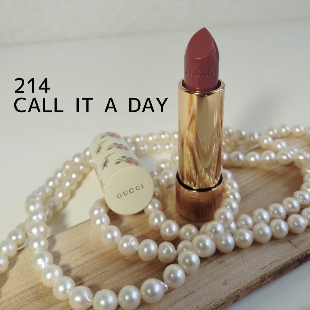 グッチ ルージュ ア レーヴル ヴォワル/GUCCI beauty/口紅を使ったクチコミ（2枚目）