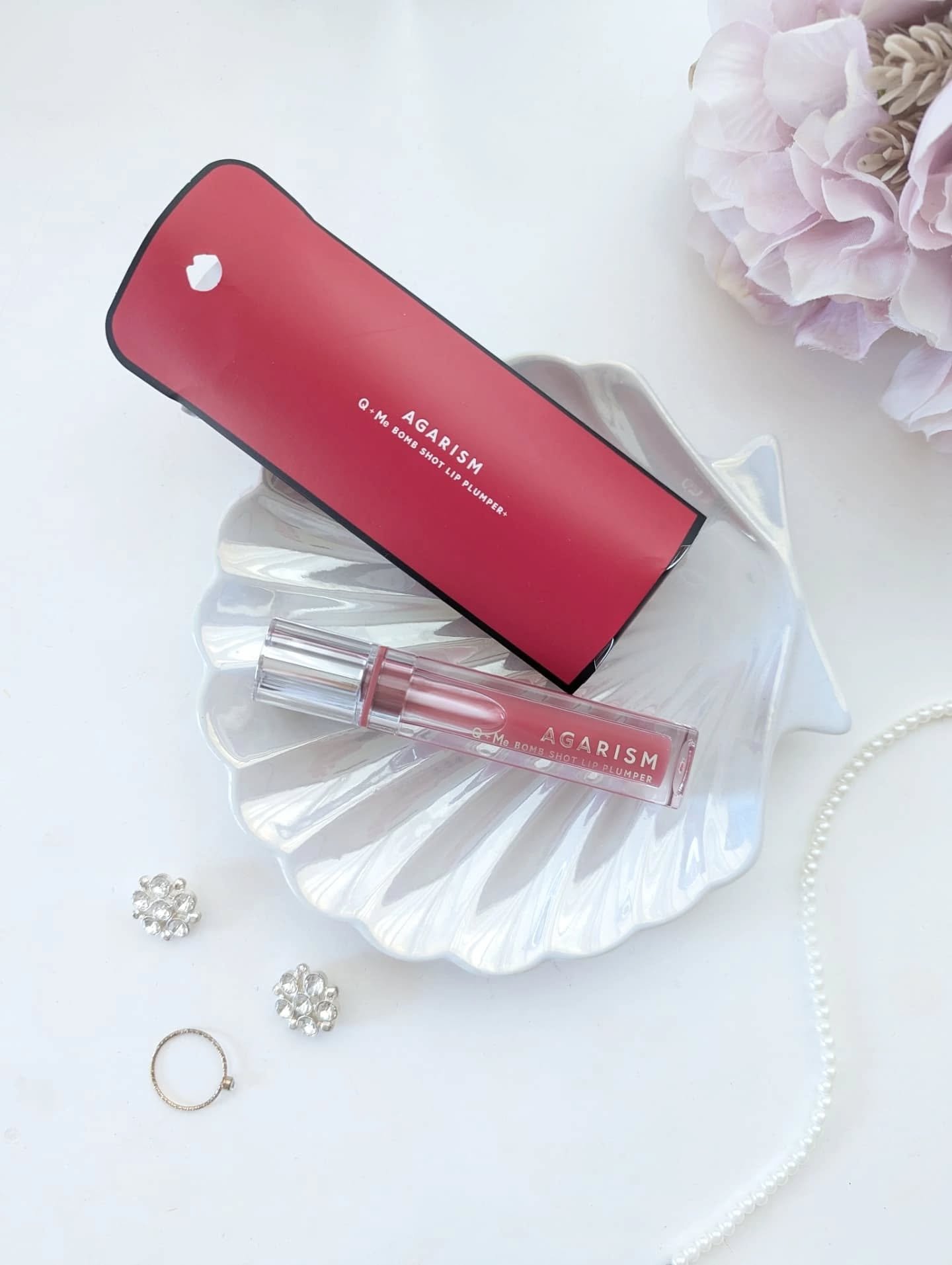 Q+Me　ボムショットリッププランパー+/AGARISM/リッププランパーを使ったクチコミ（1枚目）